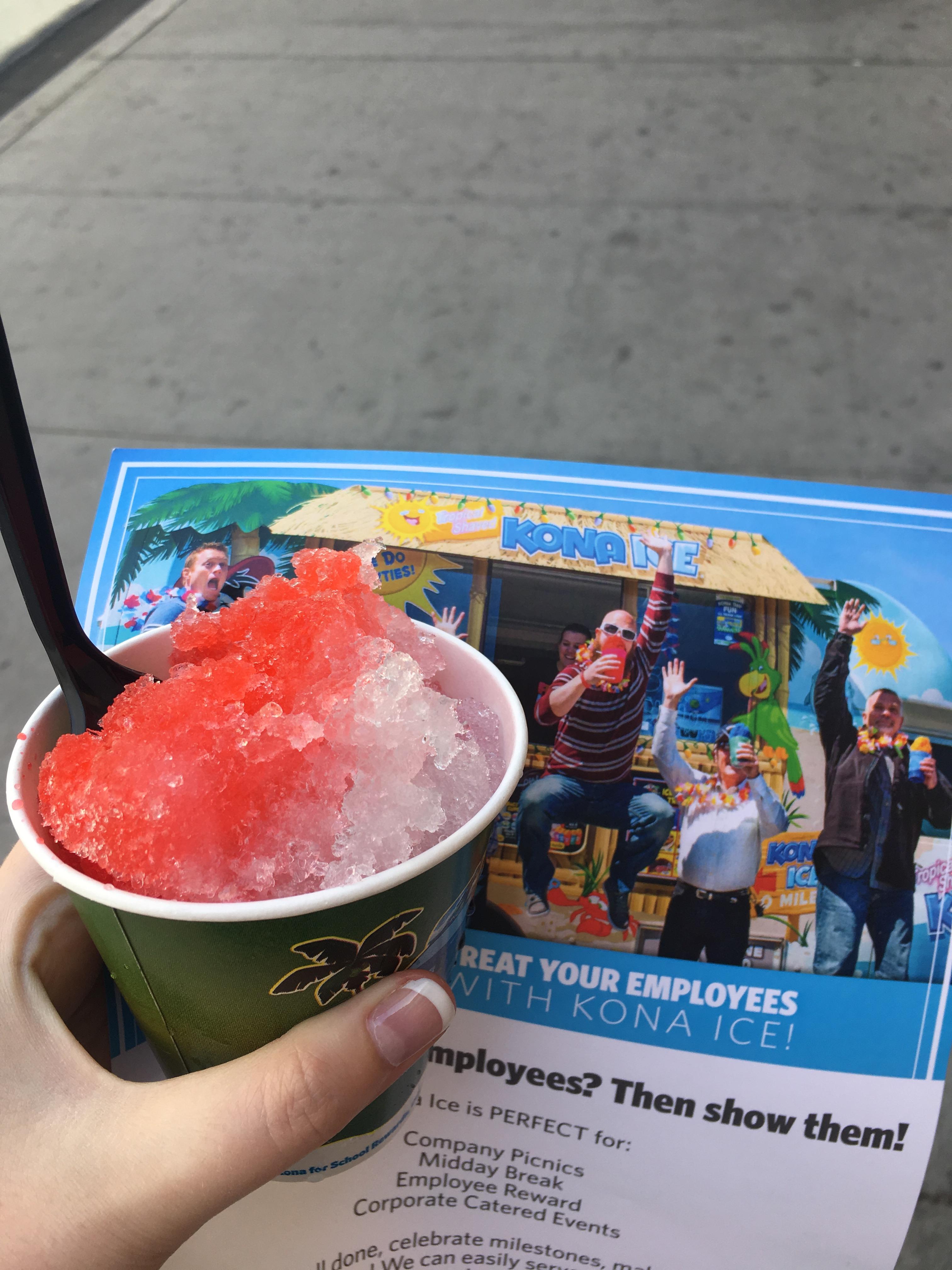 PSA free shaved ice in downtown Phoenix today! For tax day you get