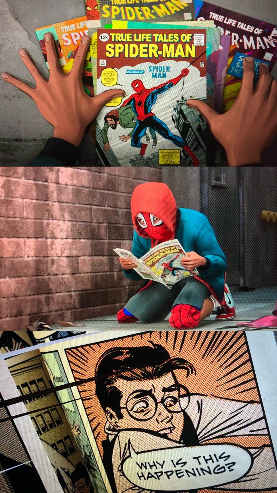 In SpiderMan Into The SpiderVerse(2018), someone is publishing SpiderMan comics and