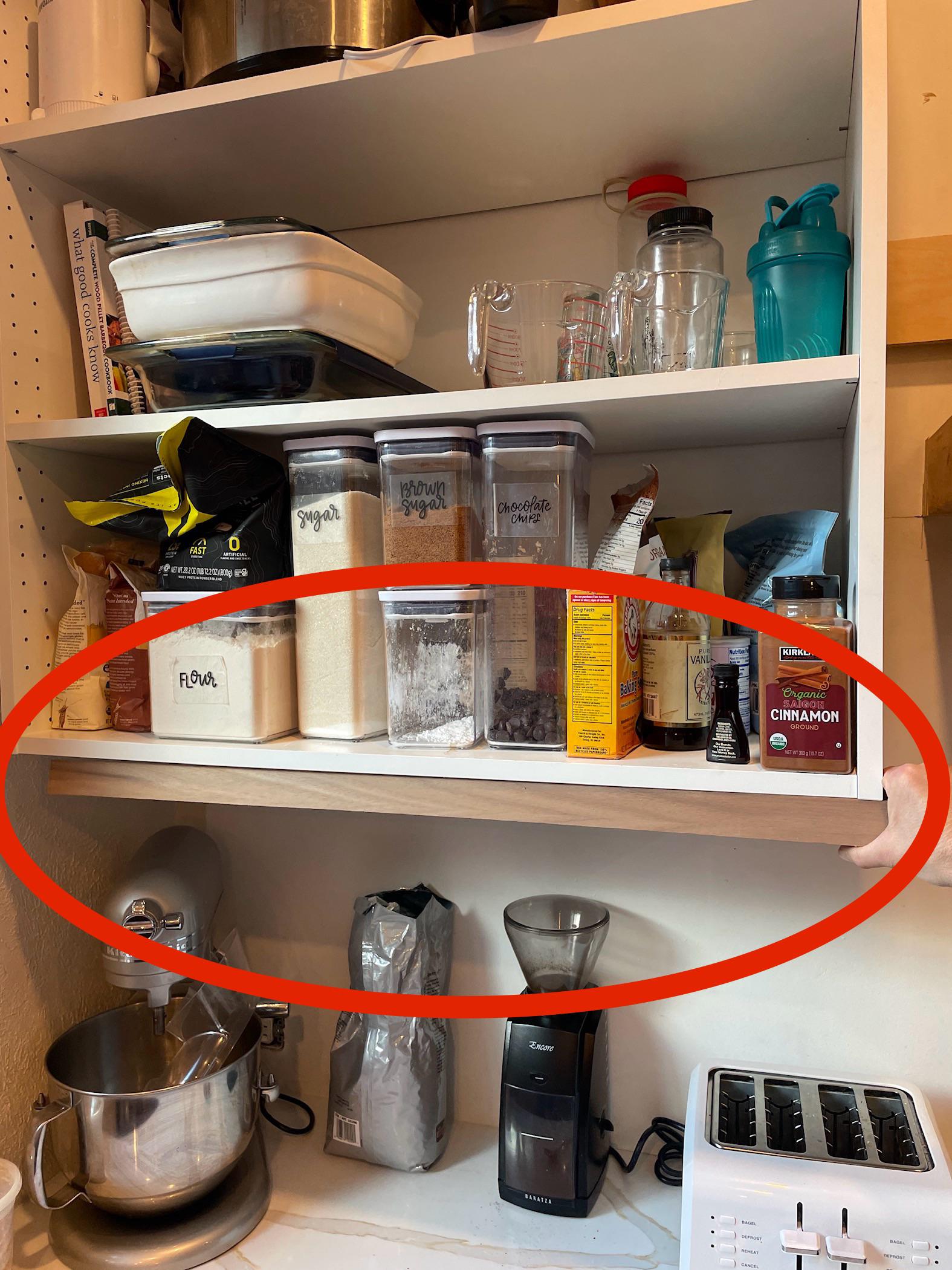 Best way to attach “light rail molding” under kitchen r