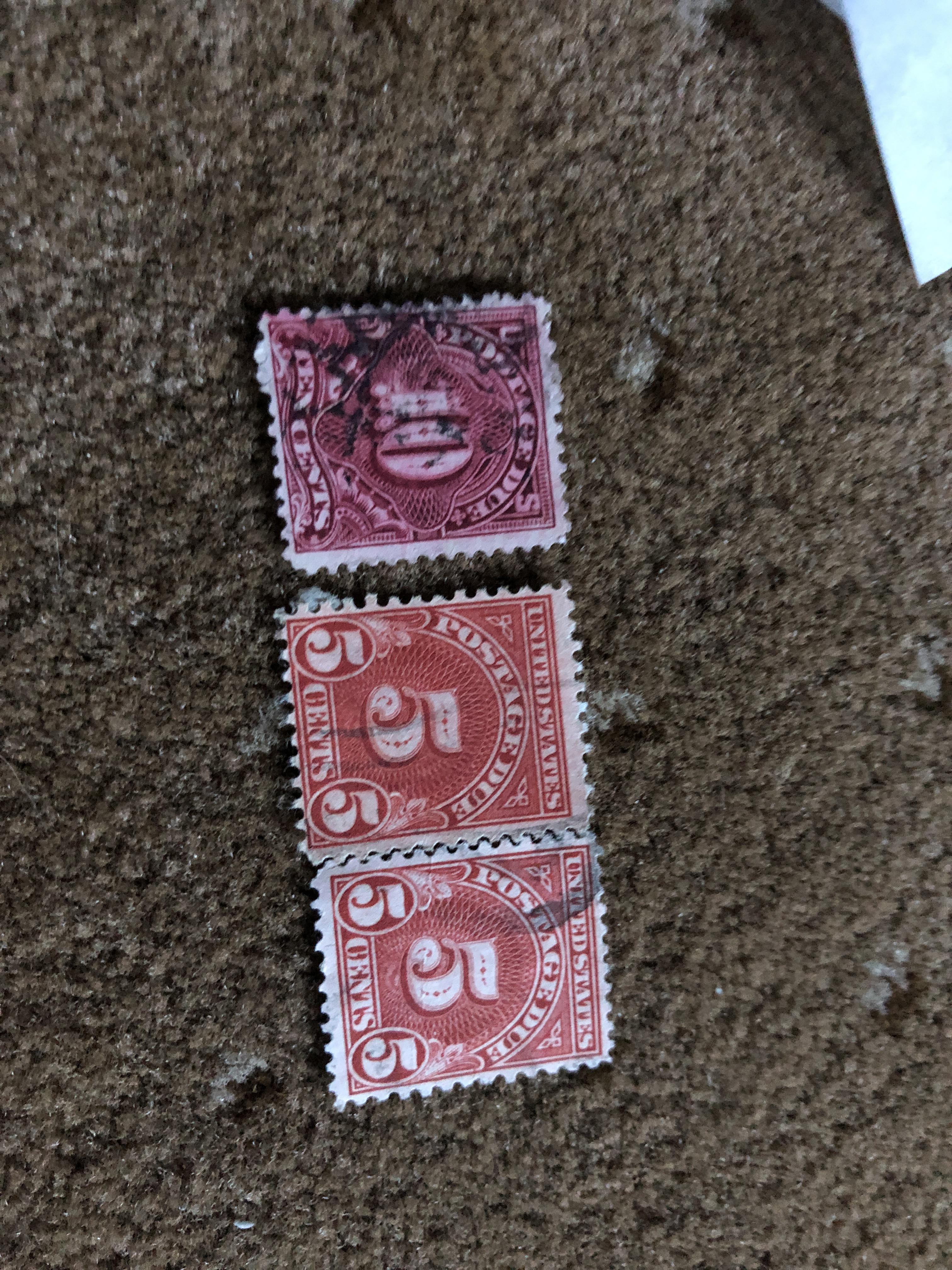 Are these postage due stamps worth keeping? r/stamps