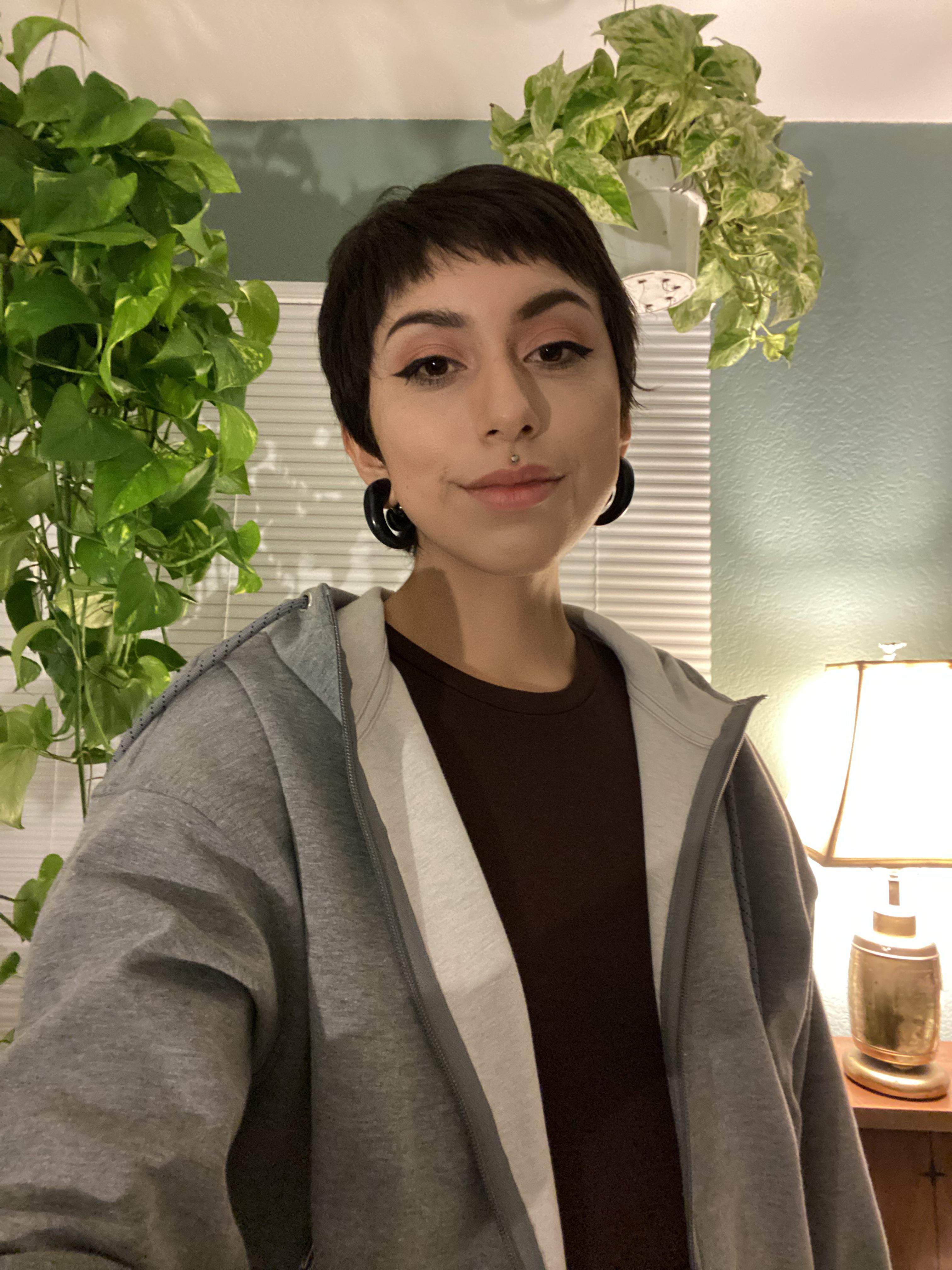 A bang trim gone too far 😂 but feeling very magical. Very much