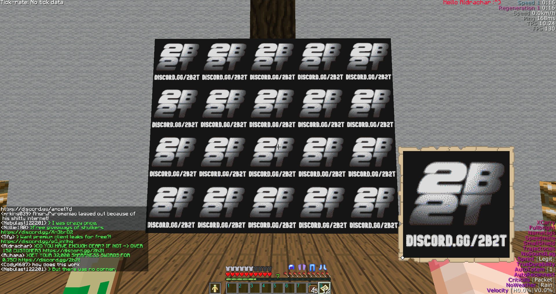 2B2T logo mapart (my 2nd ever mapart ) ) r/2b2t