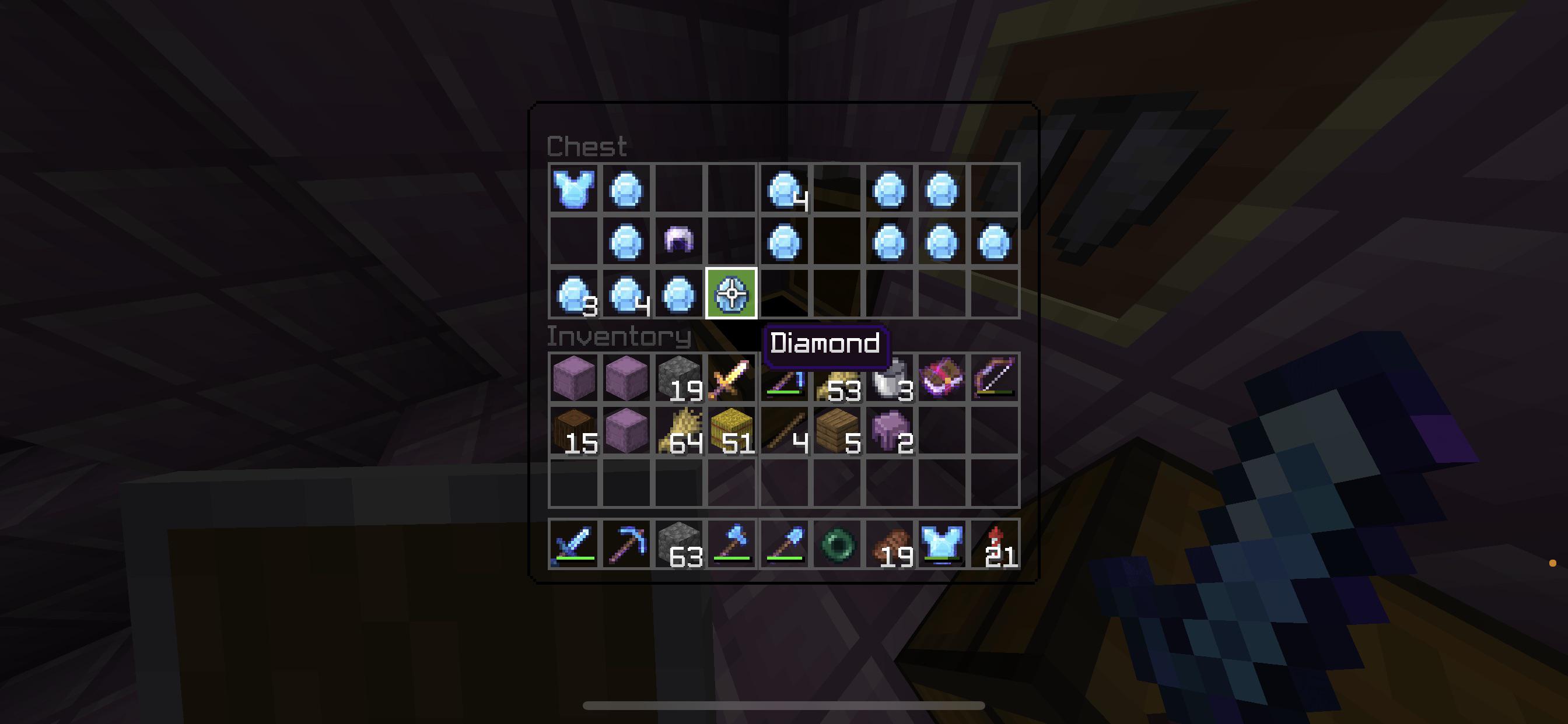 Just some loot I got in a end city chest r/Minecraft