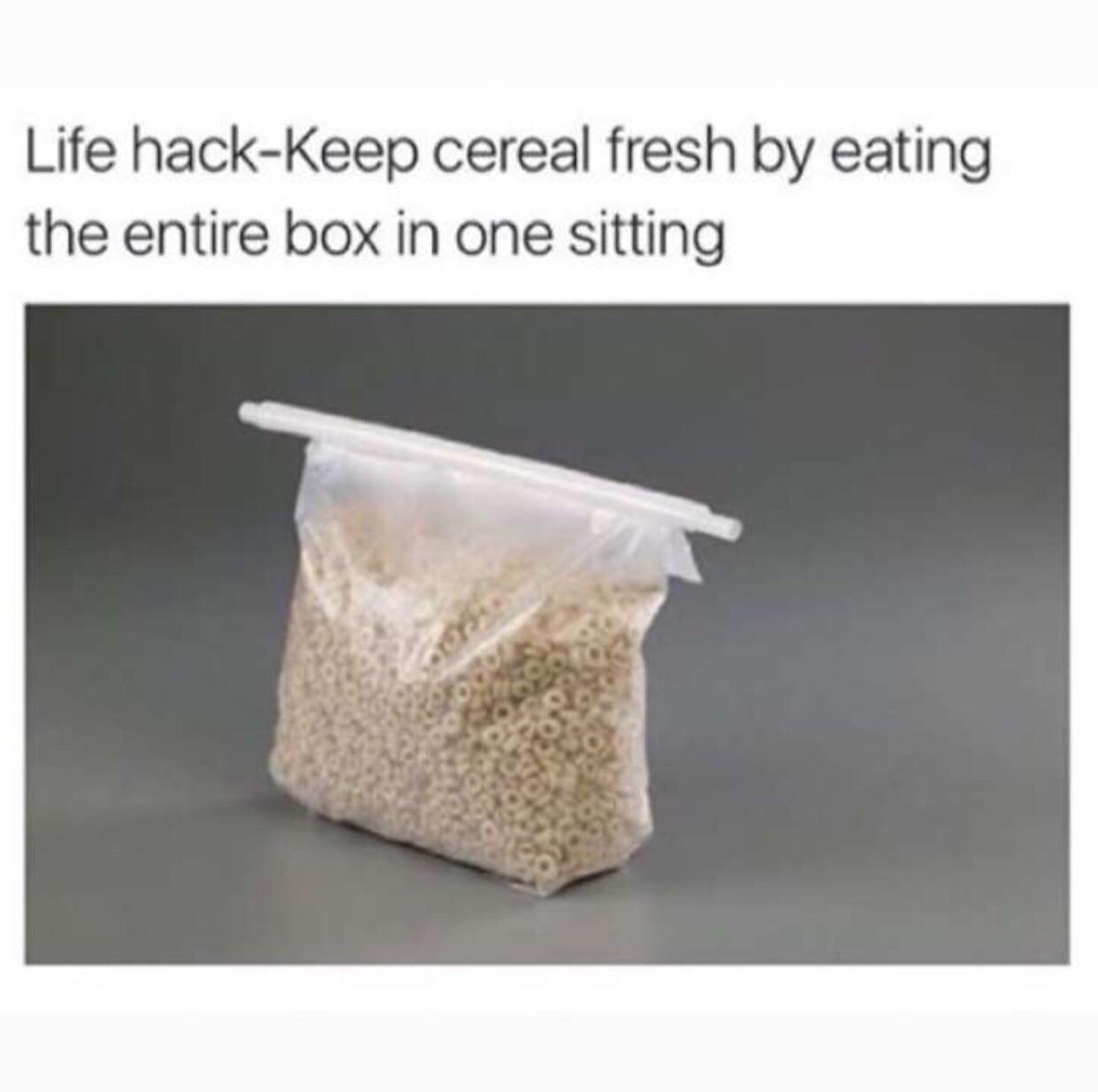 SLPTKeeping cereal fresh r/ShittyLifeProTips