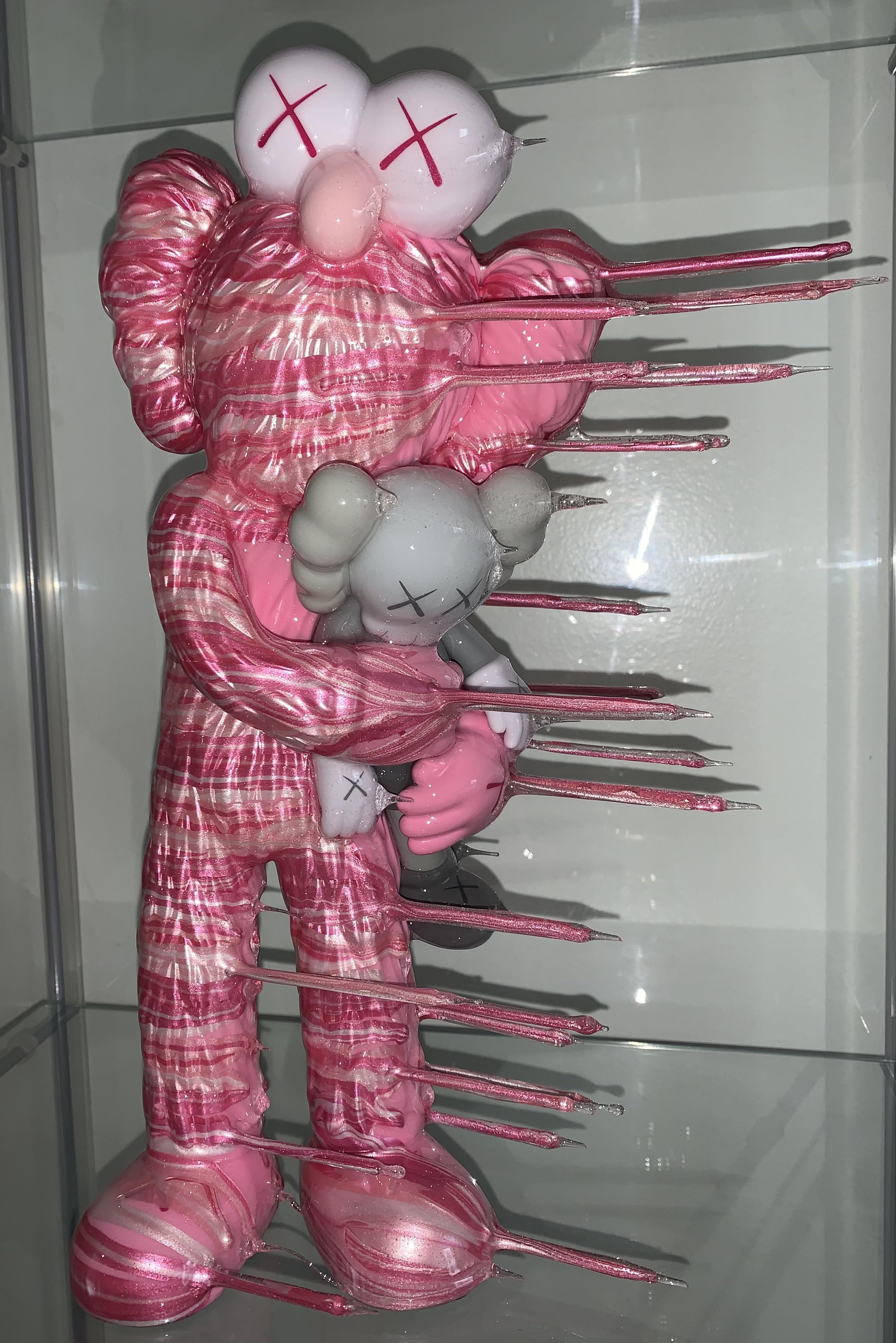 Just got my 1/1 signed Josh Mayhem, KAWS TAKE pink figurine . It’s