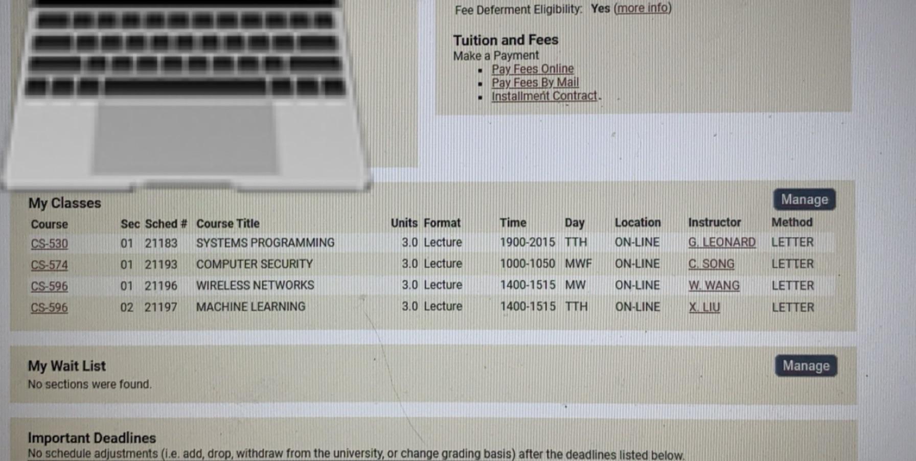Which course to drop for CS? Fall 2020 is my last semester and I only need 6 units of electives