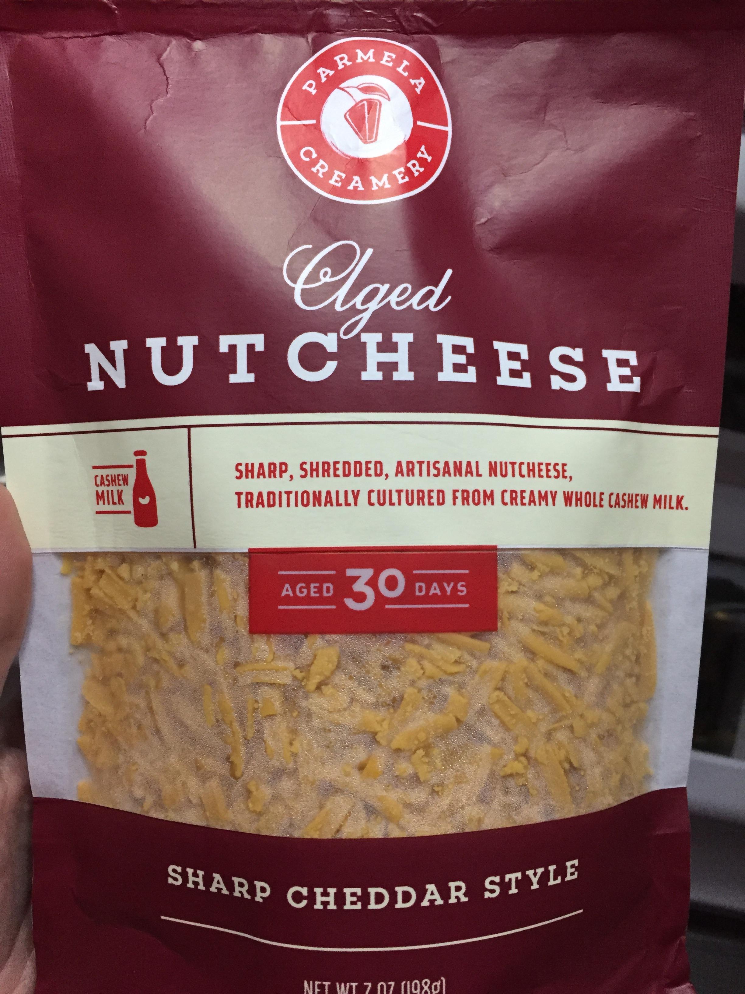 Found at central market Aged Nut Cheese. Just a thought... maybe title