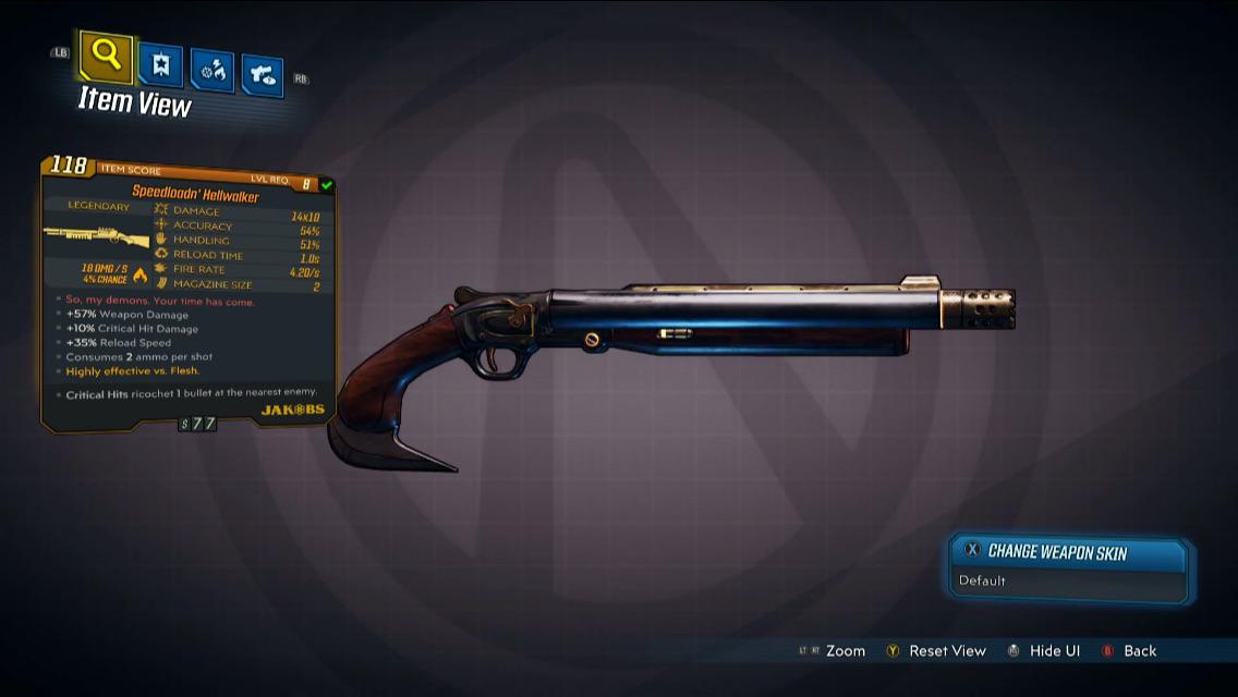 Legendary Jacobs Fire Shotgun r/borderlands3