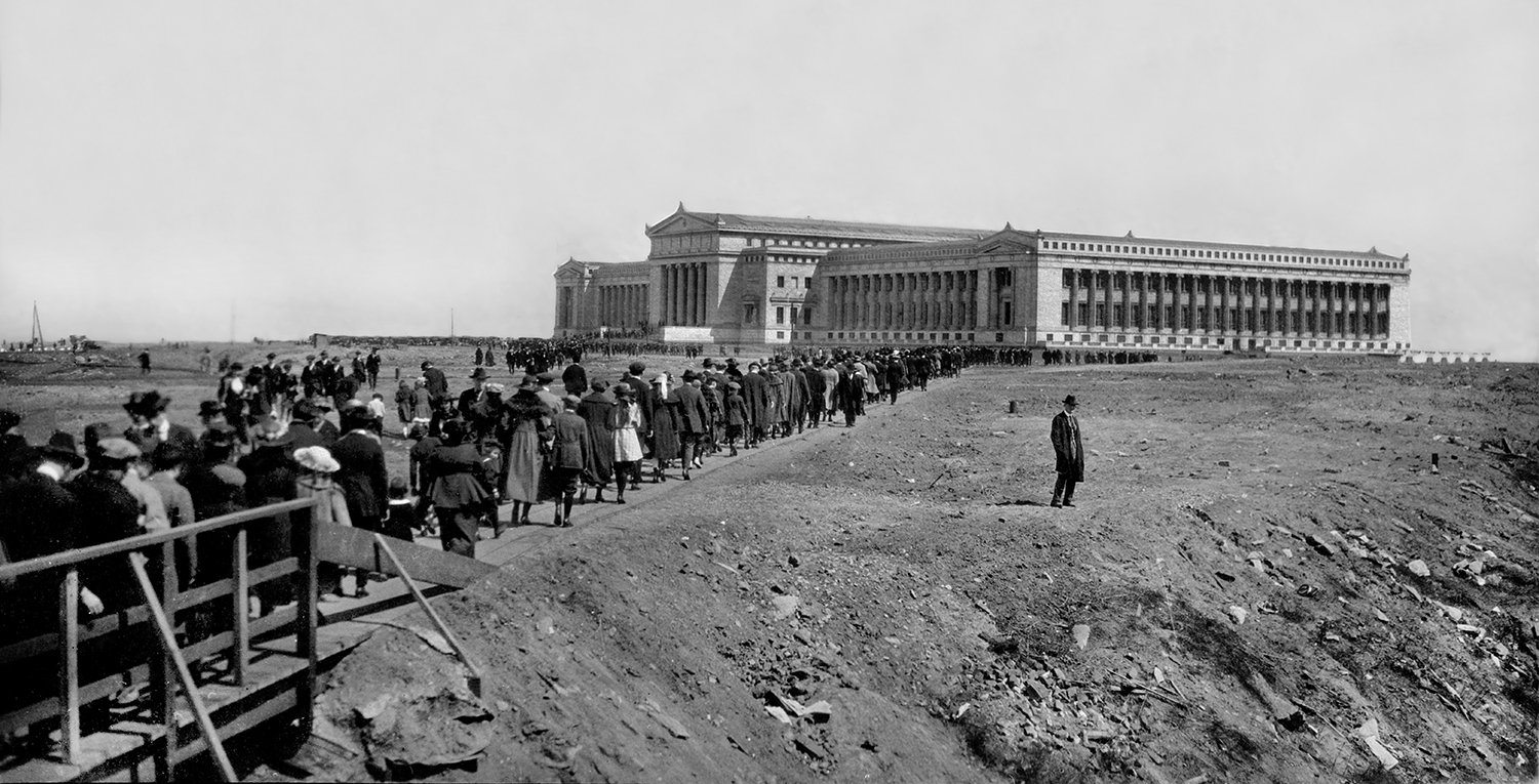 [May 2, 1921] Chicago's famous Field Museum opened at its new, iconic