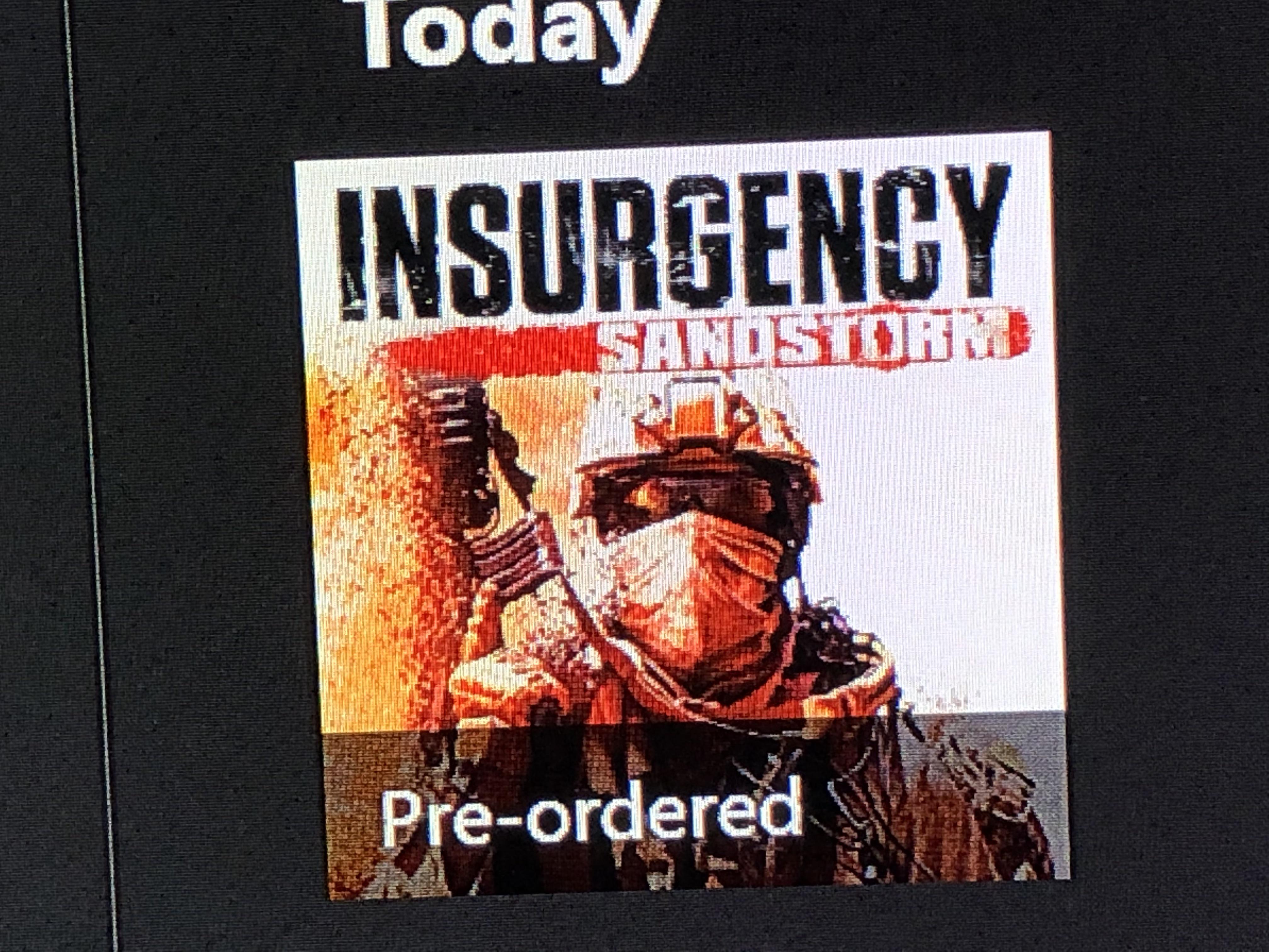 Is Insurgency Sandstorm On Xbox Store amongusk