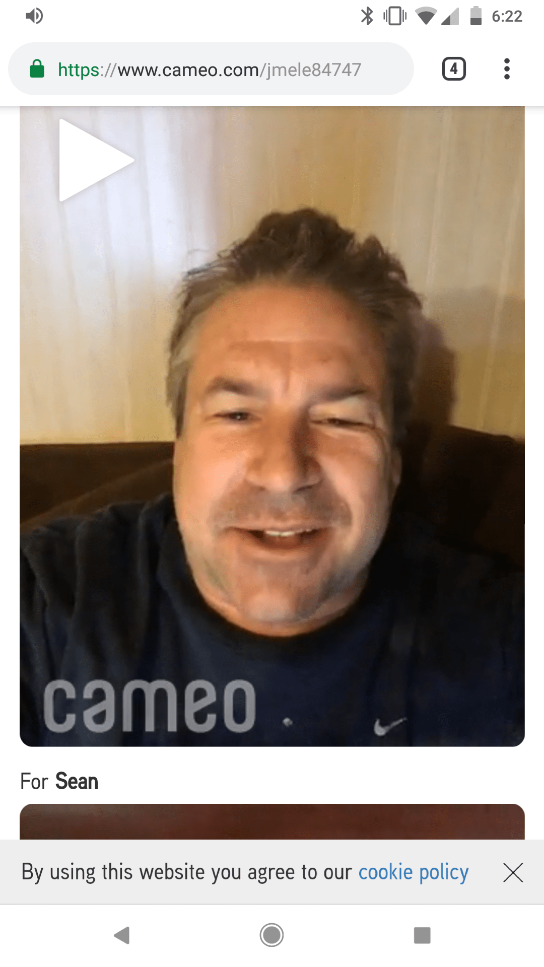 Stuttering John doing personal messages on Cameo for 30. https//www