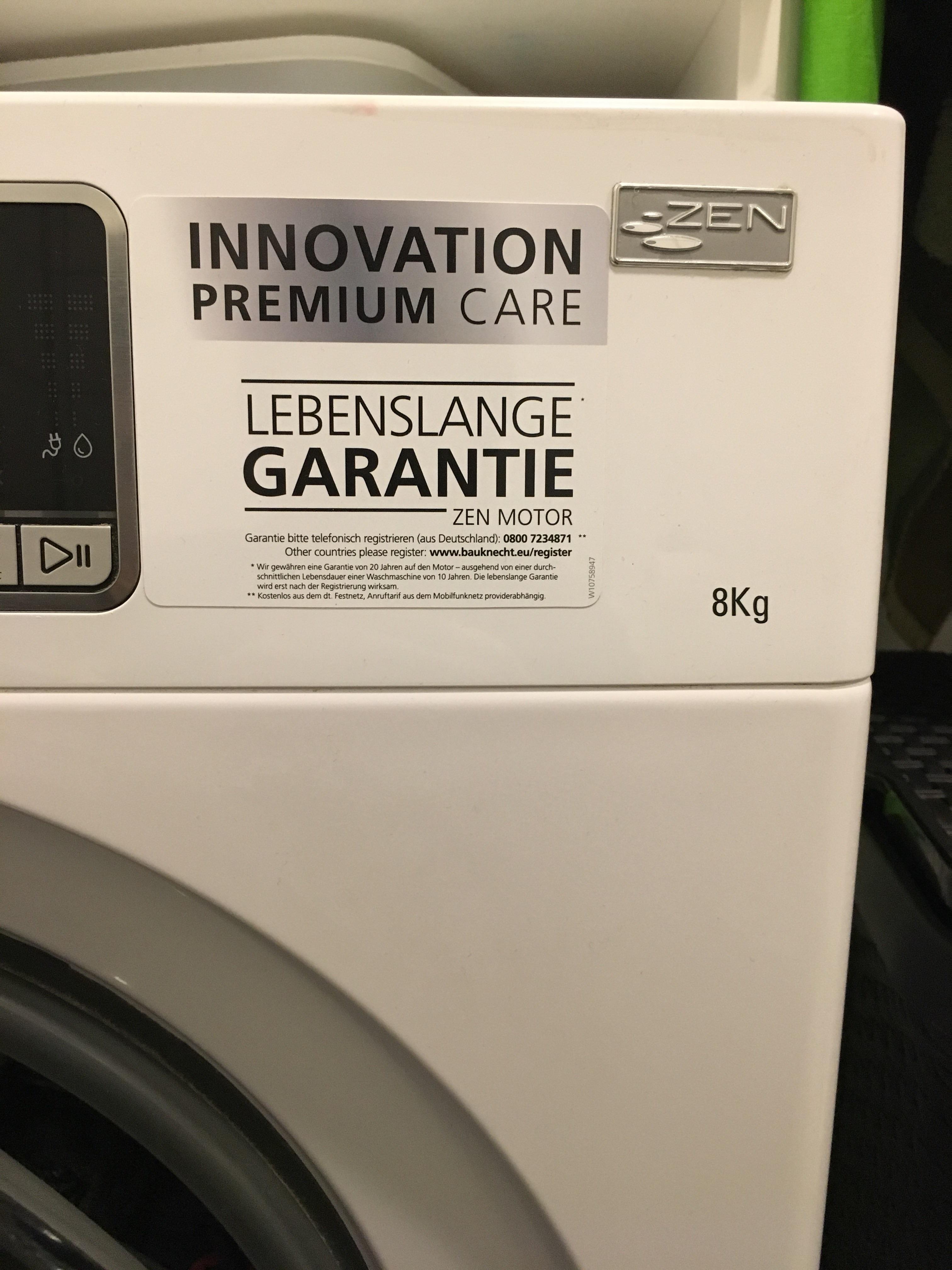 Petition to add this washing machine to the list of approved home