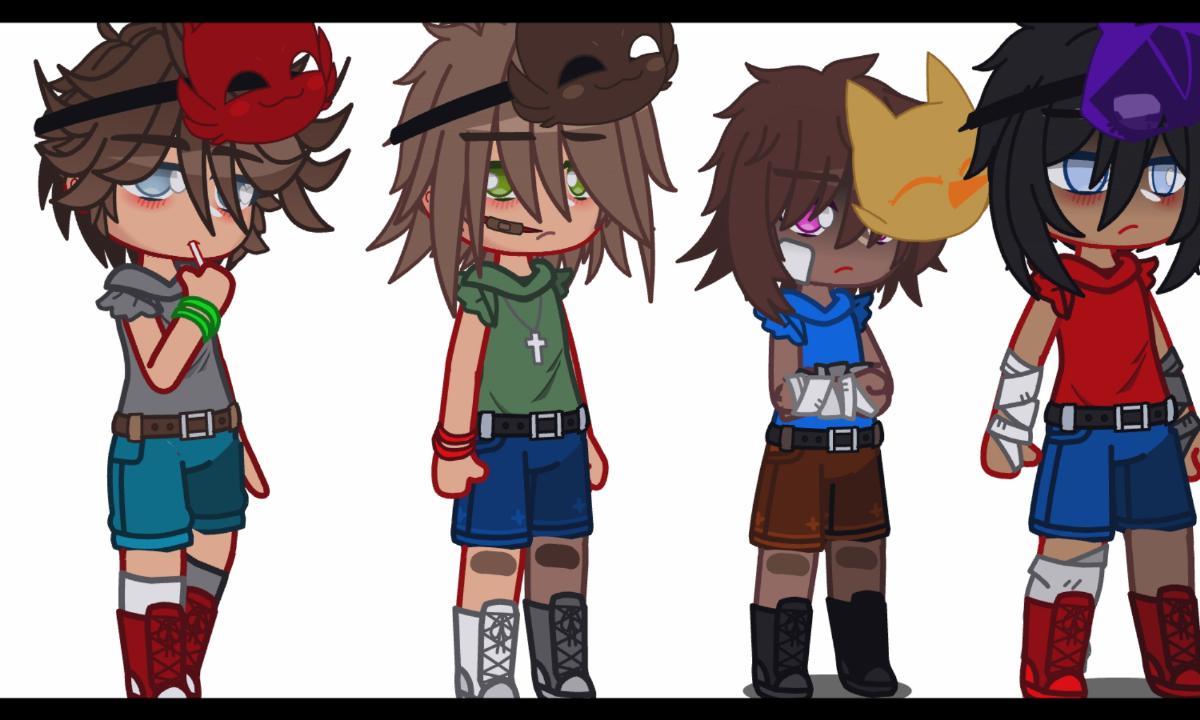 the fnaf 4 tormentors,simon is short. r/GachaFnaf_2