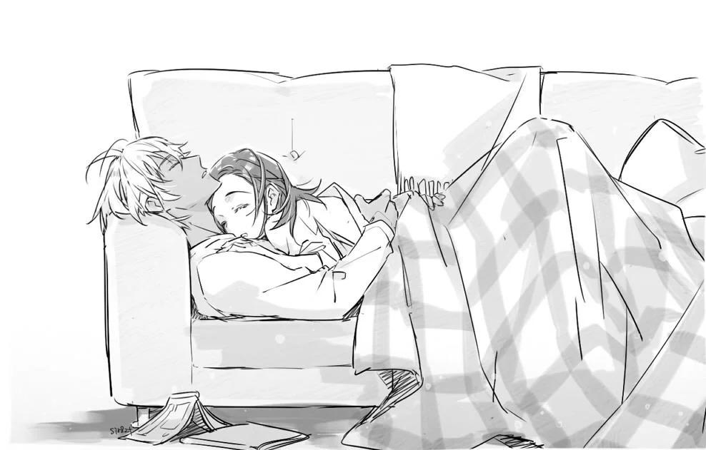 Couch Cuddle [Case Closed] r/animecuddling