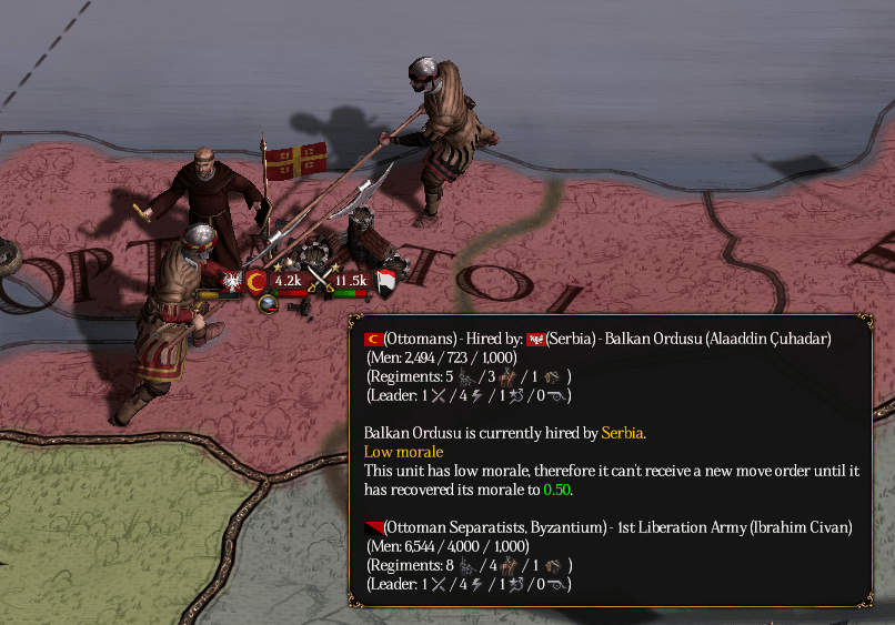 Serbia the best way to fight the Ottomans is to turn them against