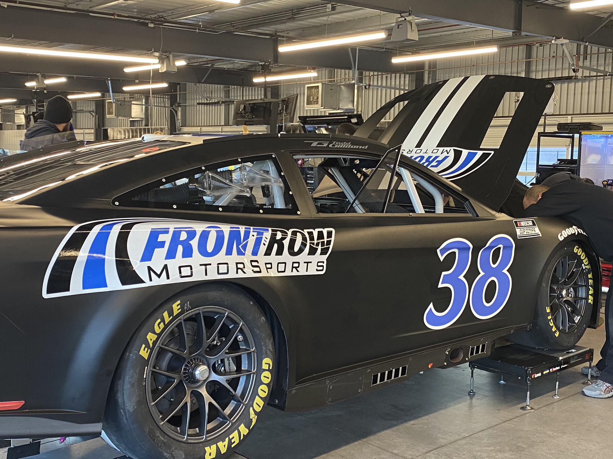 FrontRow Motorsports Test car today. r/NASCAR