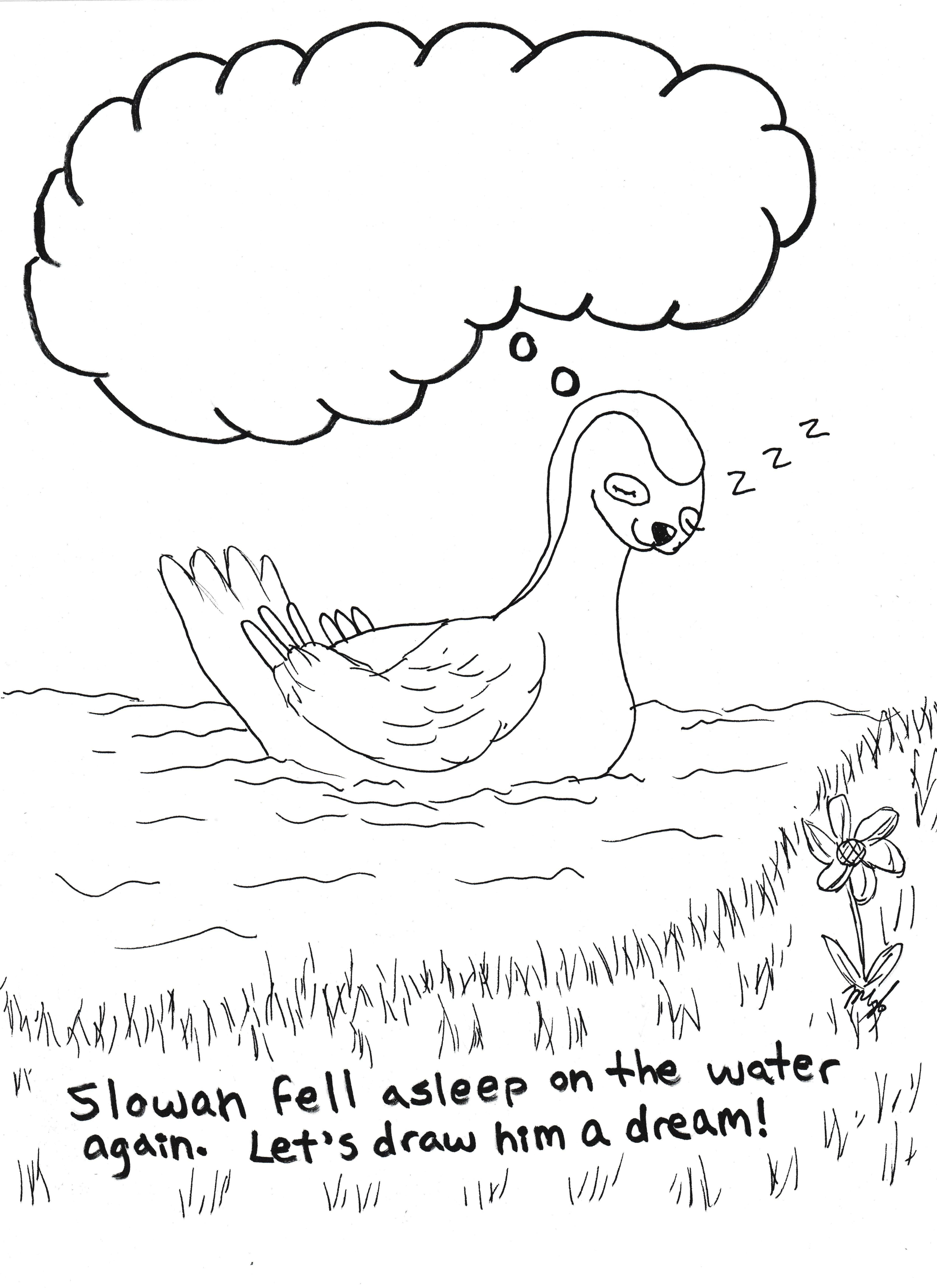 Coloring page from Zoo'd Animal Hybrid Friends Coloring and activity