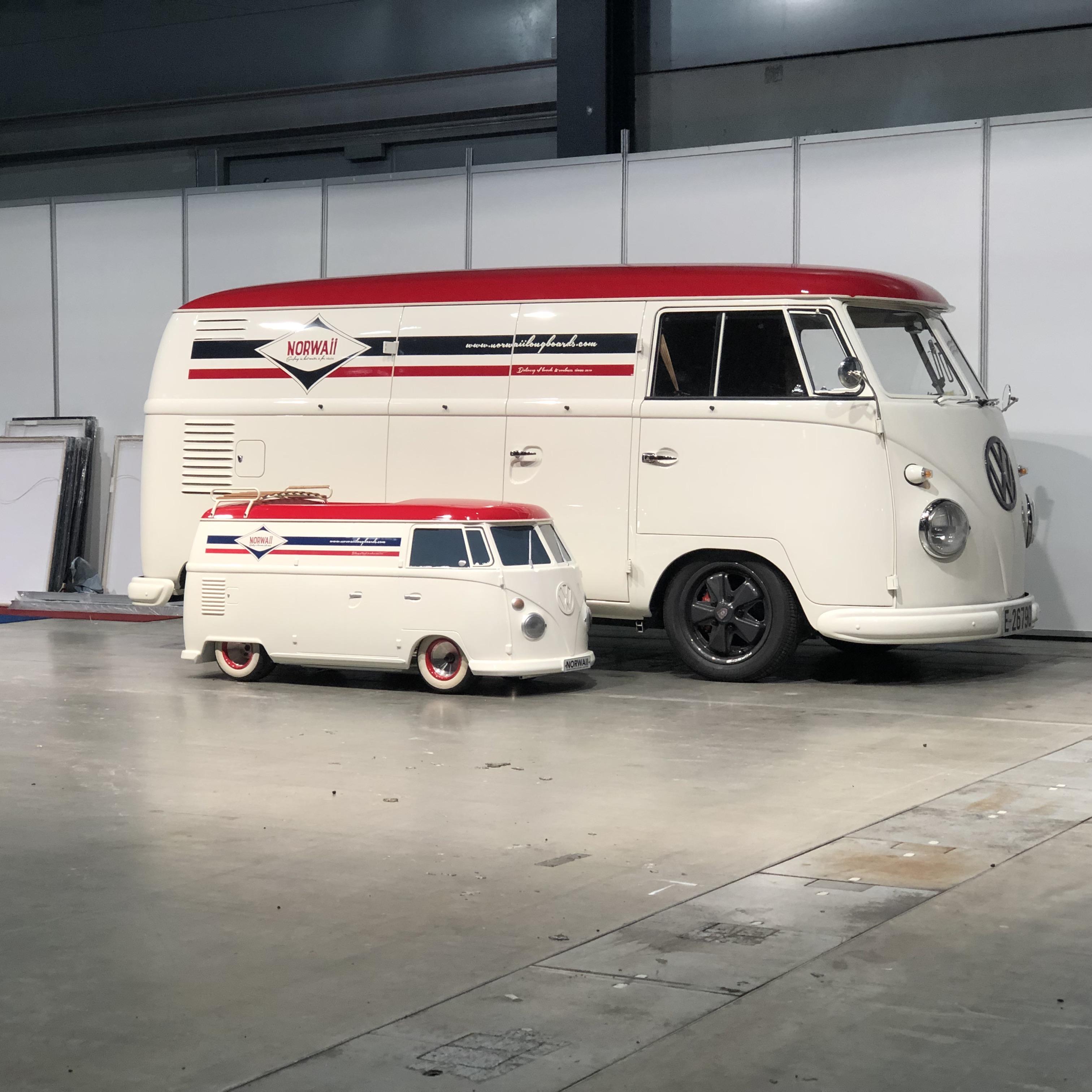 Father & Son. Norwaii Longboards Delivery Vans r/Volkswagen