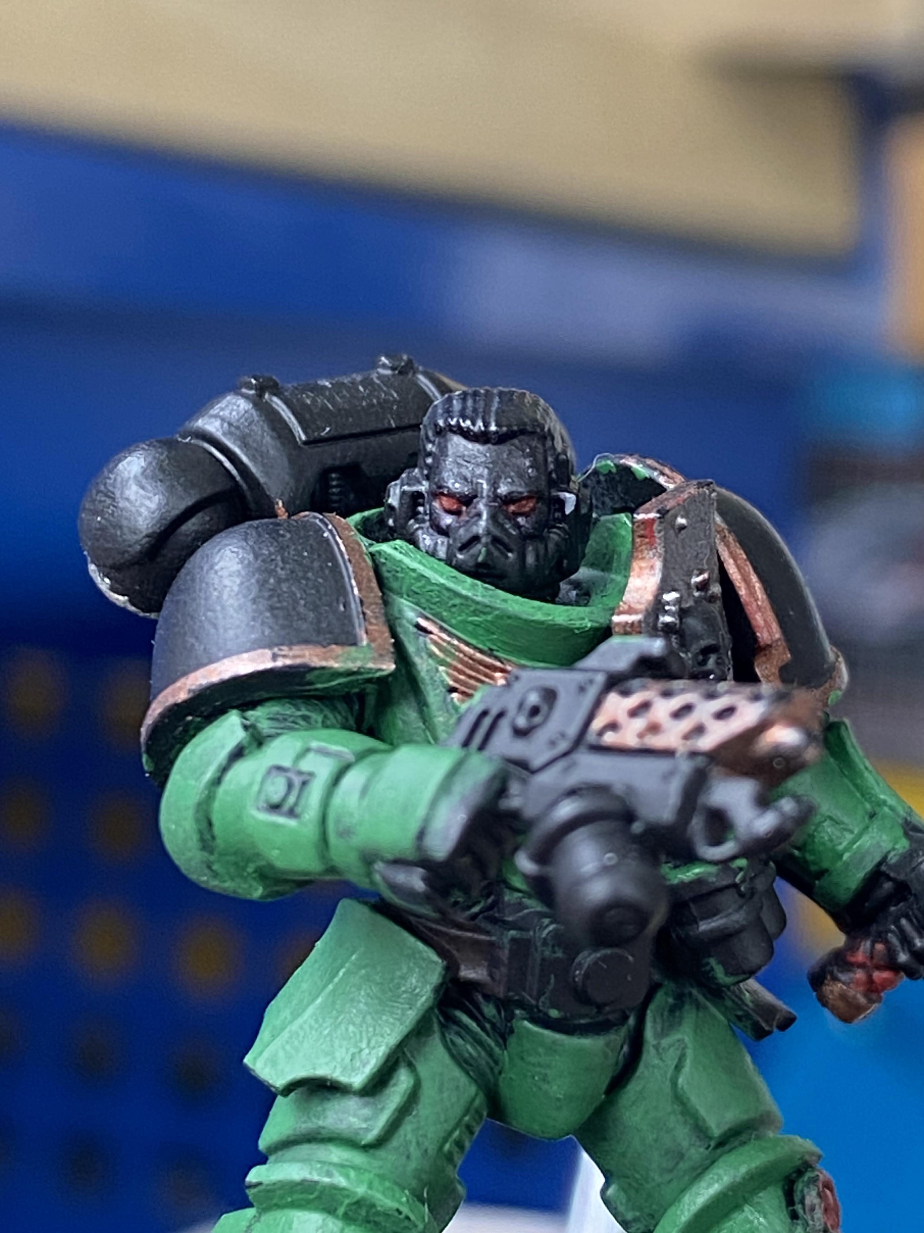 Any tips on how to paint salamander skin? r/Warhammer40k