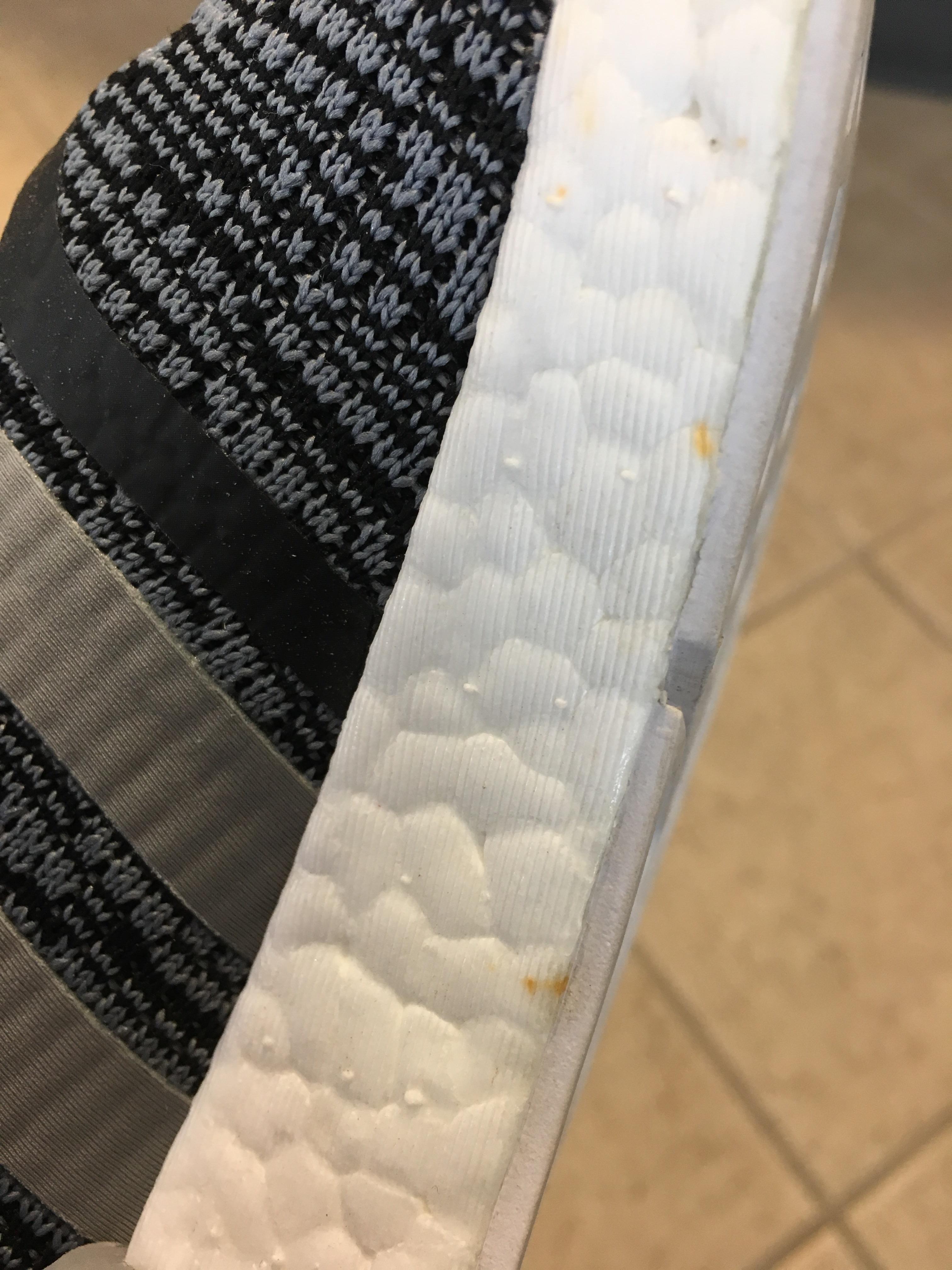 Orange stains on boost? What causes this? How can I fix it? r/Sneakers