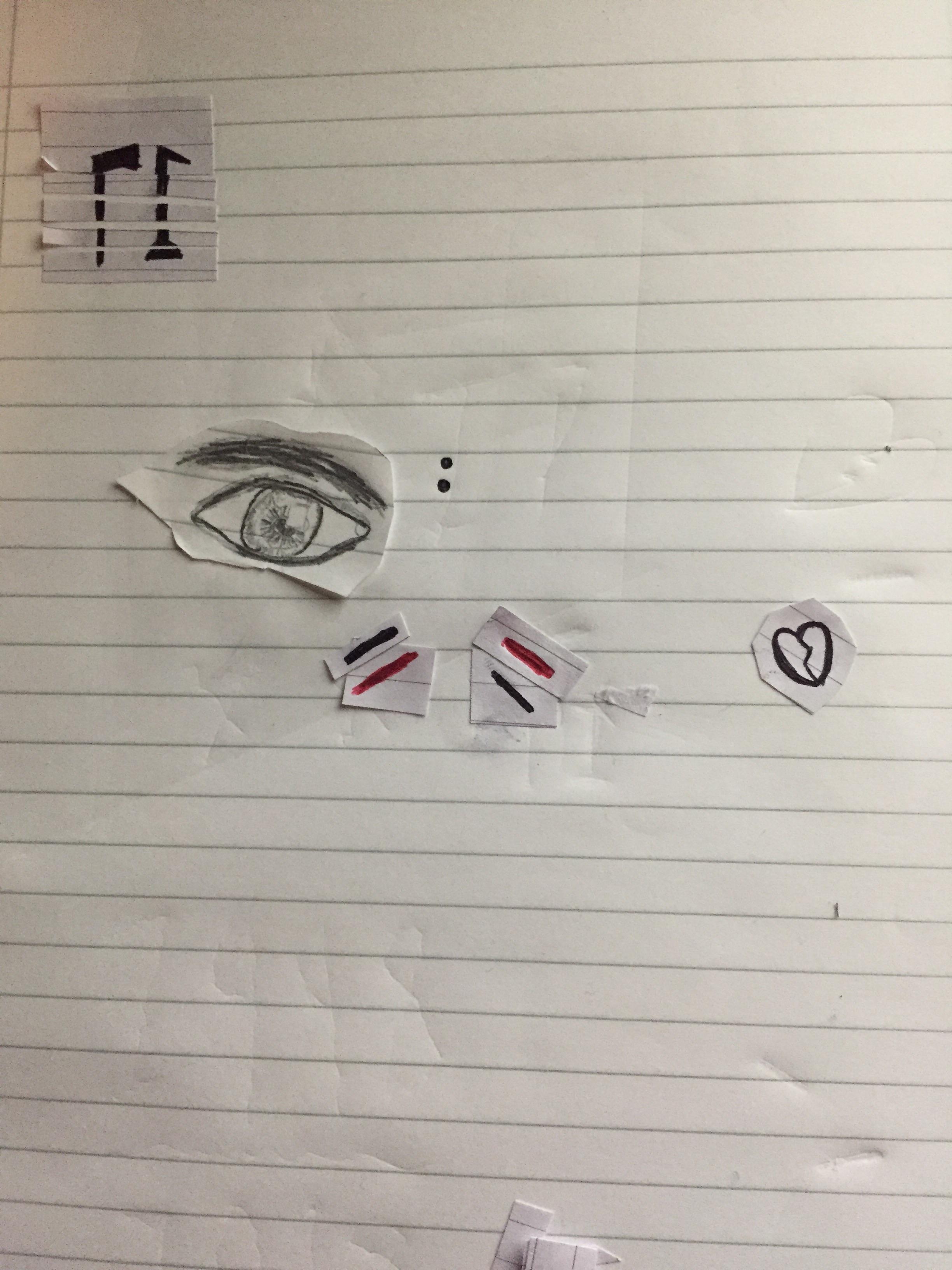 Doing a piece featuring only X’s tattoos and eyes. Proud of it so far