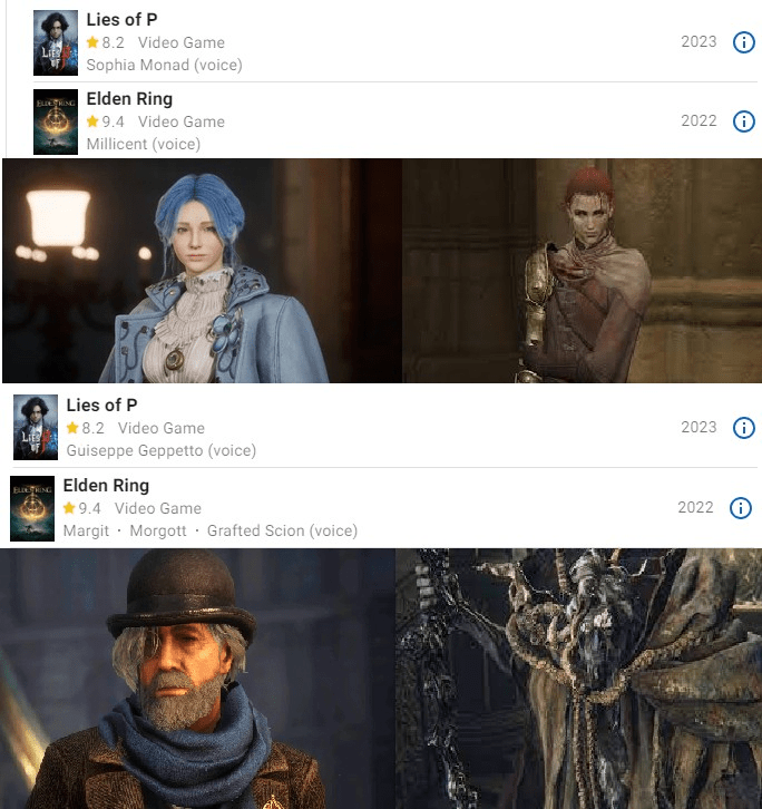 Fun Fact Sophia and Geppetto from Lies of P share a voice actor in