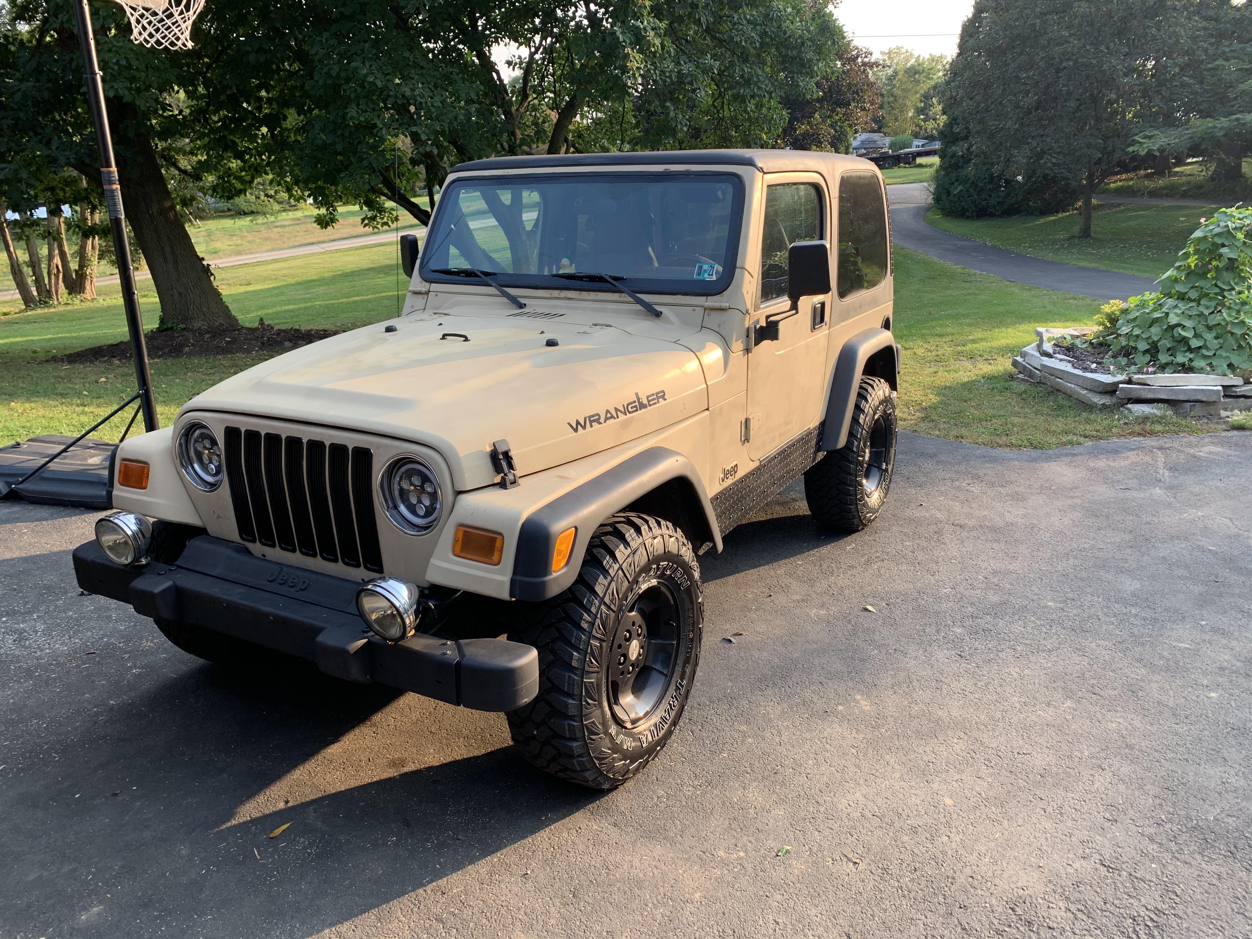 Just got my new baby home, any tips on how to repaint ? r/WranglerTJ