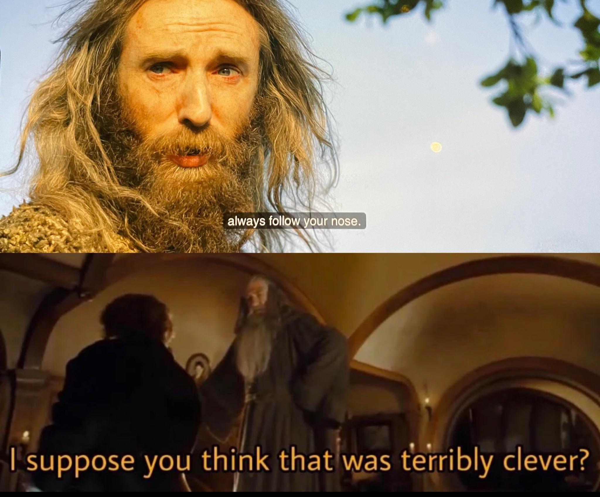 I can only imagine the writer’s room for this show… r/lotrmemes