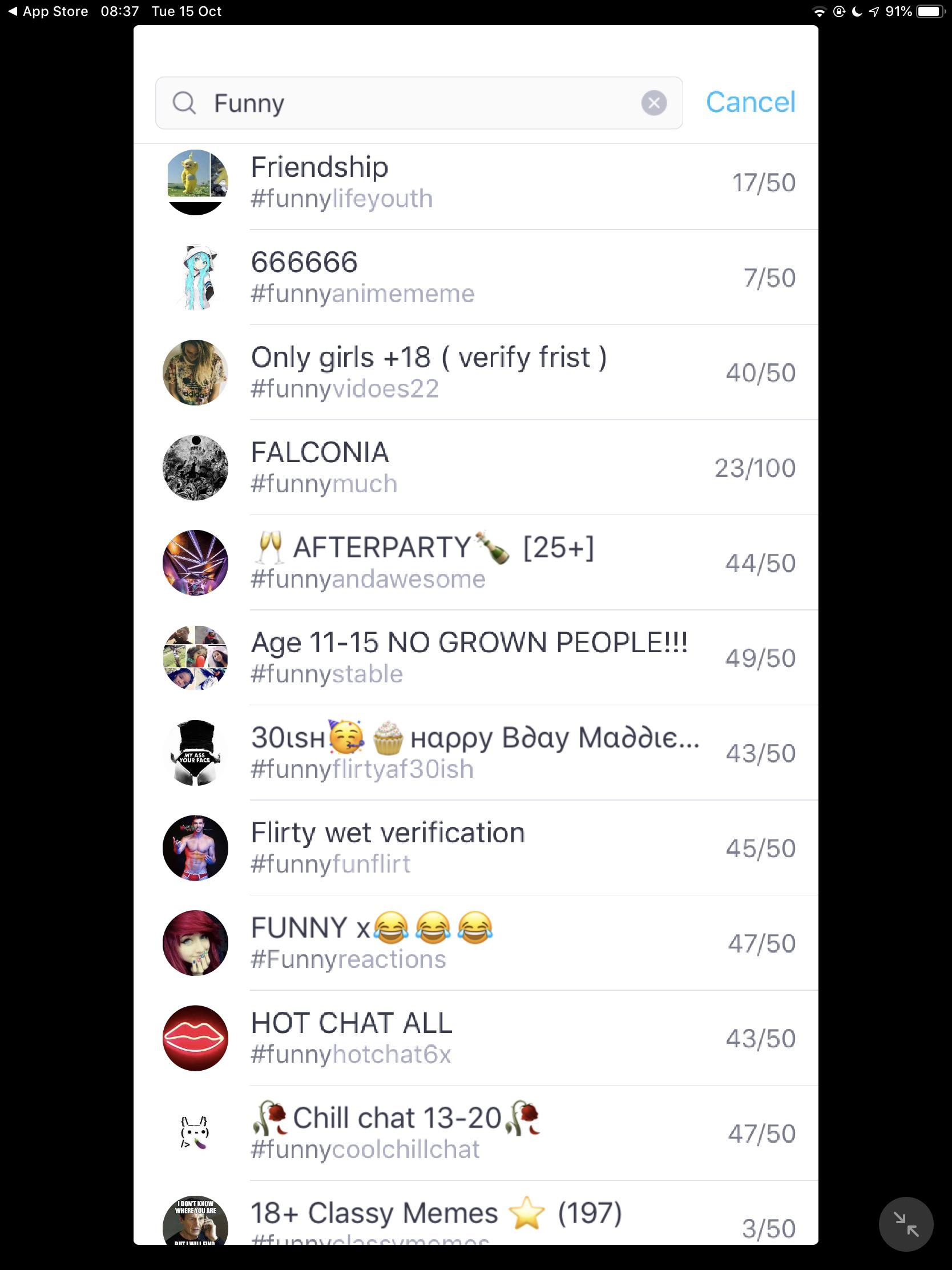 Kik sex groups : trashy