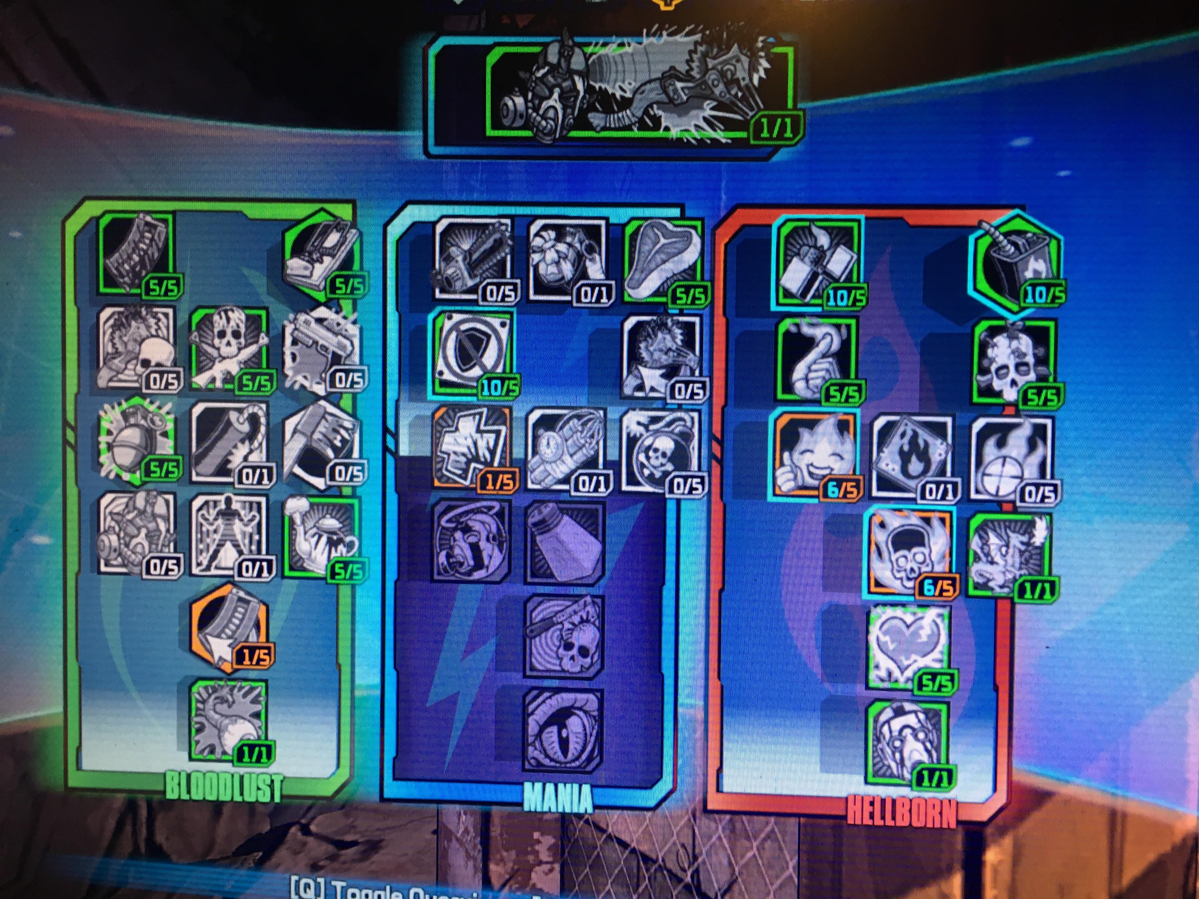Krieg skill tree main fire damage but works with all elements and is
