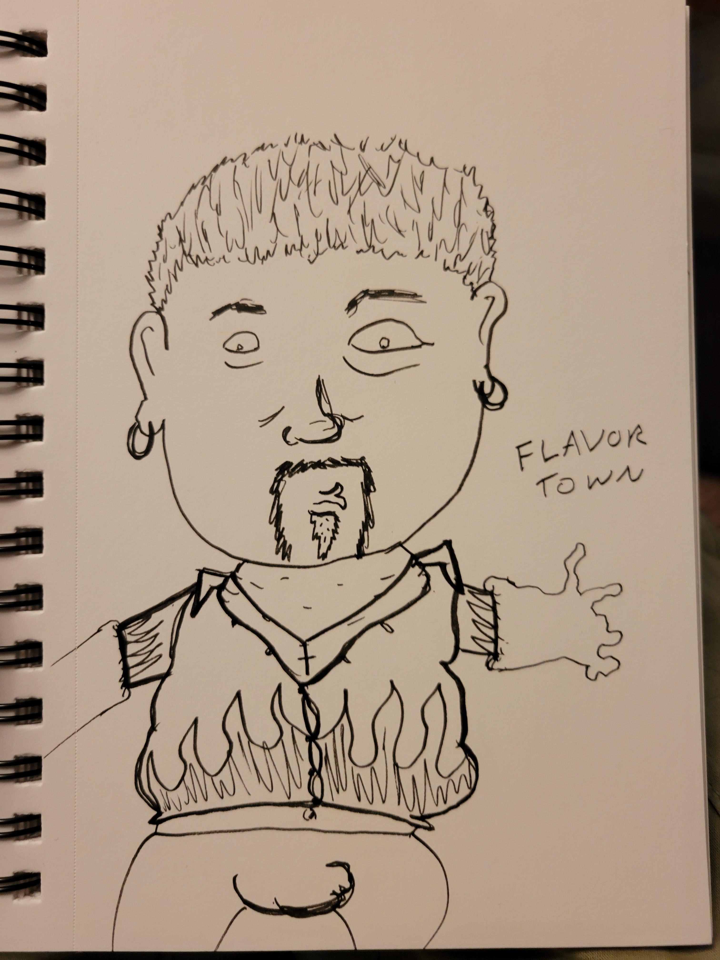 I just wanna see Papa Meat draw Guy Fieri. Bad oc for attention r/MeatCanyon