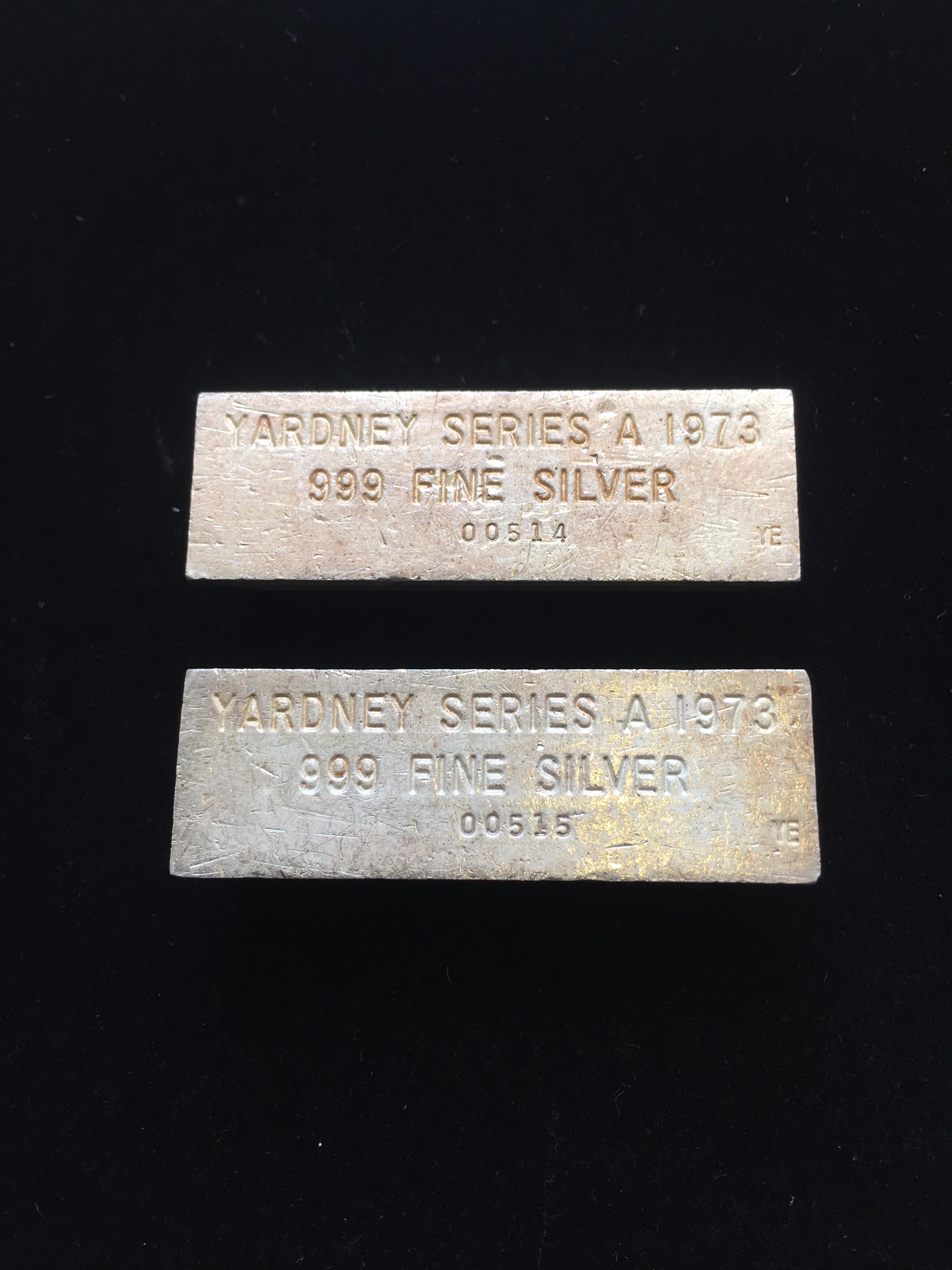 Picked up a pair of sequential extruded bars recently that were made as presentation pieces for
