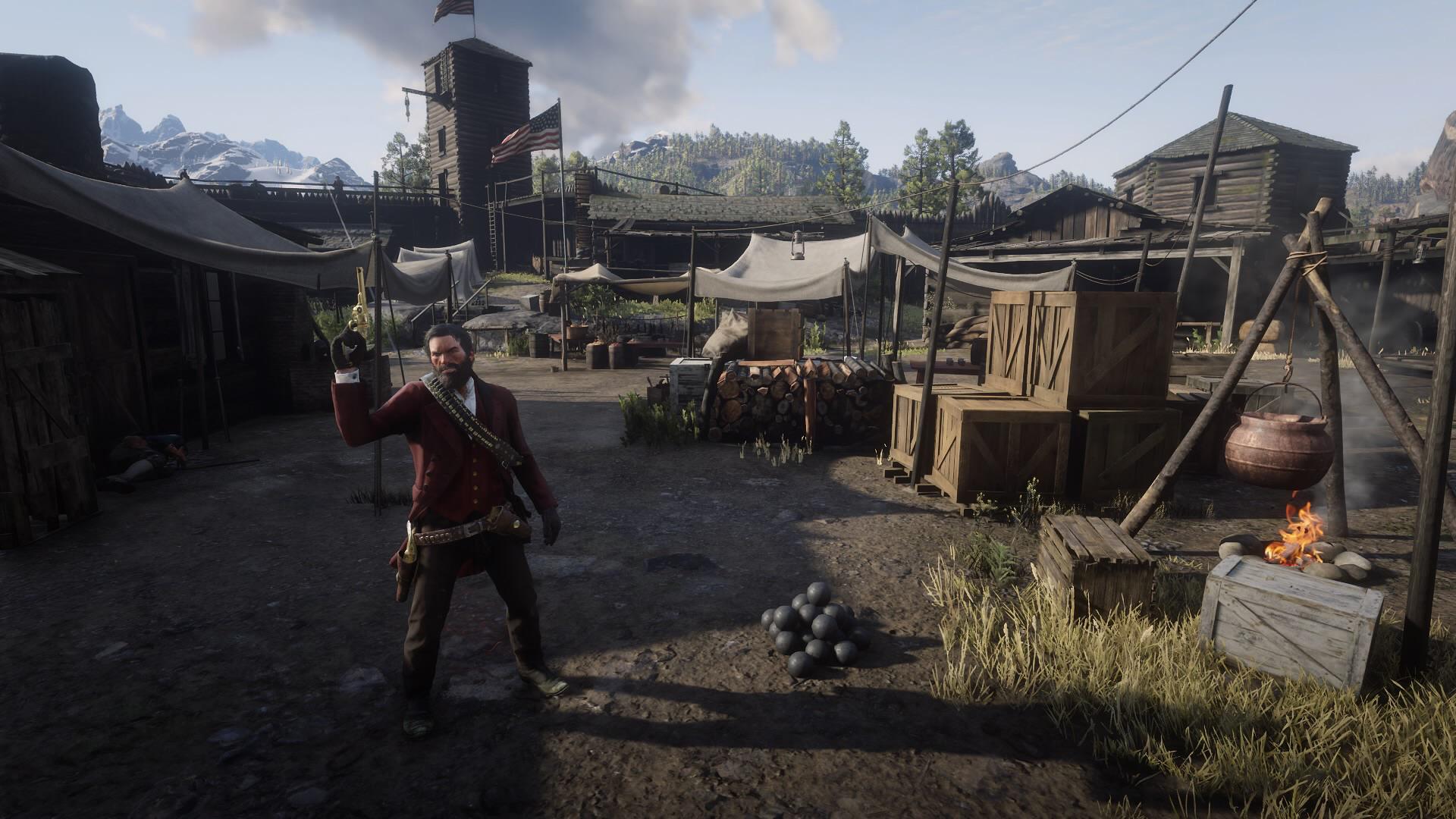 Not sure if everyone knows this, but you can get into Fort Wallace in story mode! r