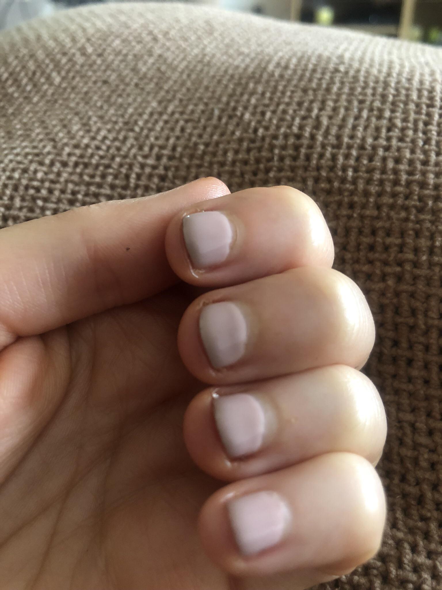 Does this manicure look right? First time I’ve ever got my nails done