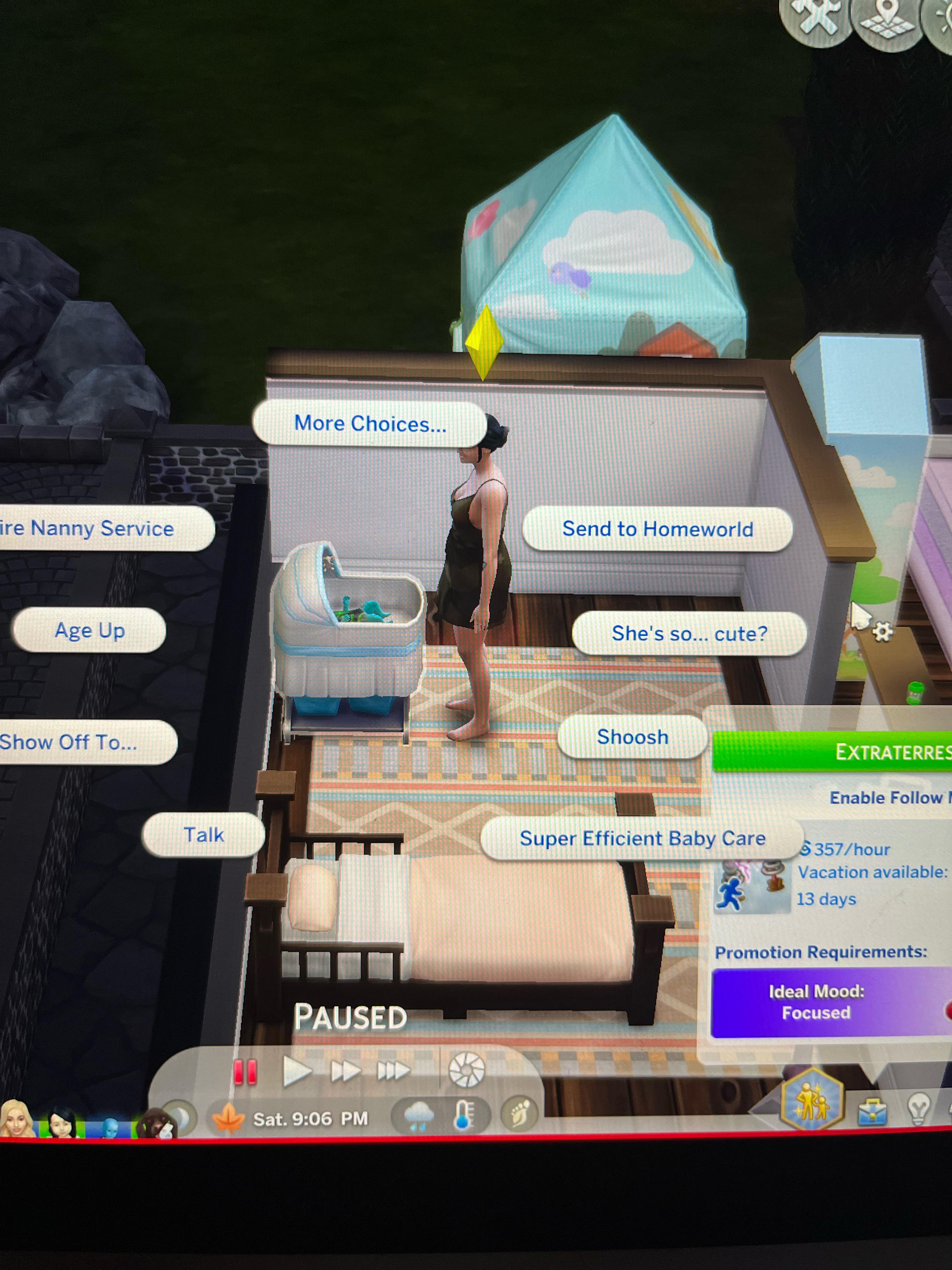 TIL that female sims can get pregnant from an alien abduction. How did