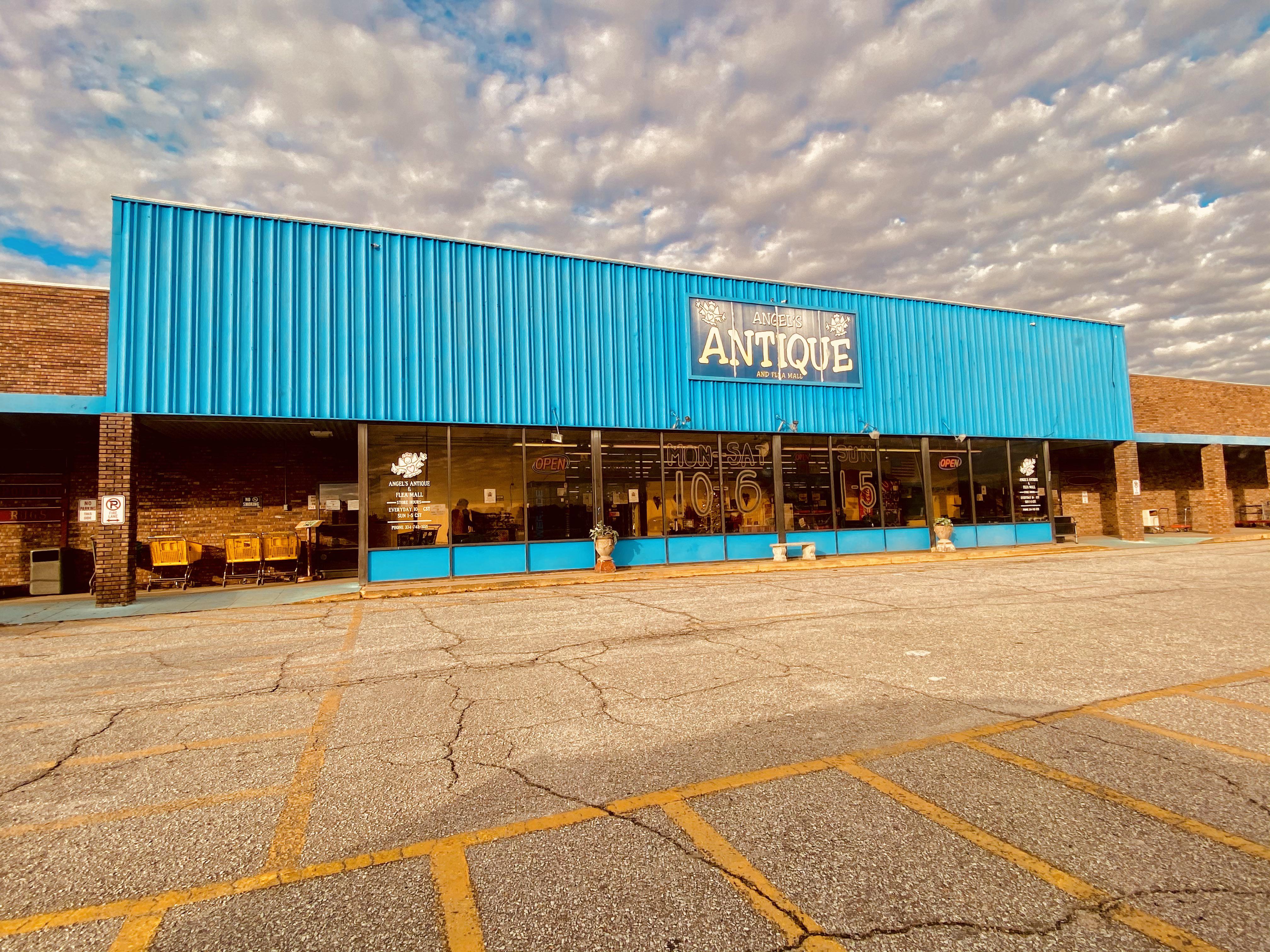 Longleaf Antique & Flea Mall Former Walmart, now Angel&rsquo;s Antique & Flea Mall Opelika, AL