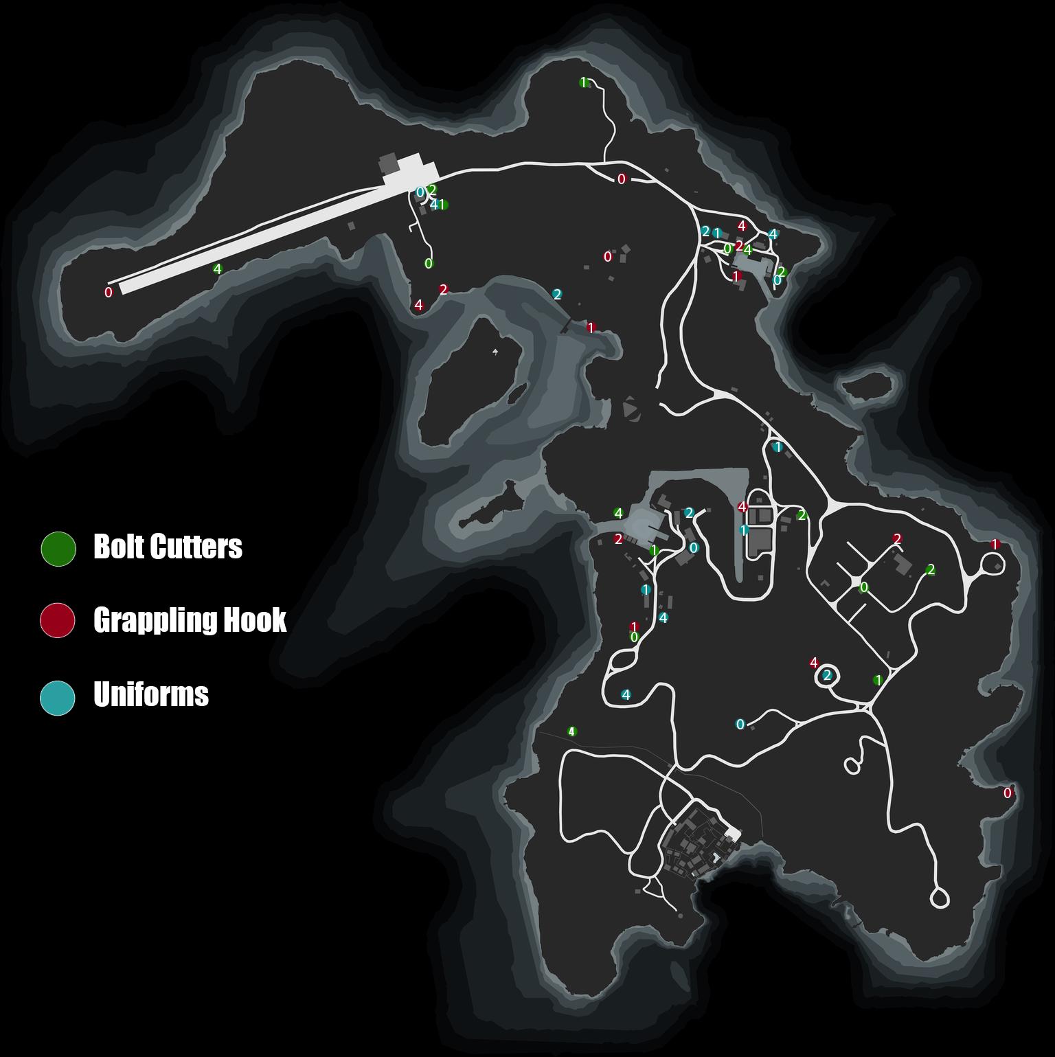 Cayo Perico Scope Locations Tools r/cayopericoupdate