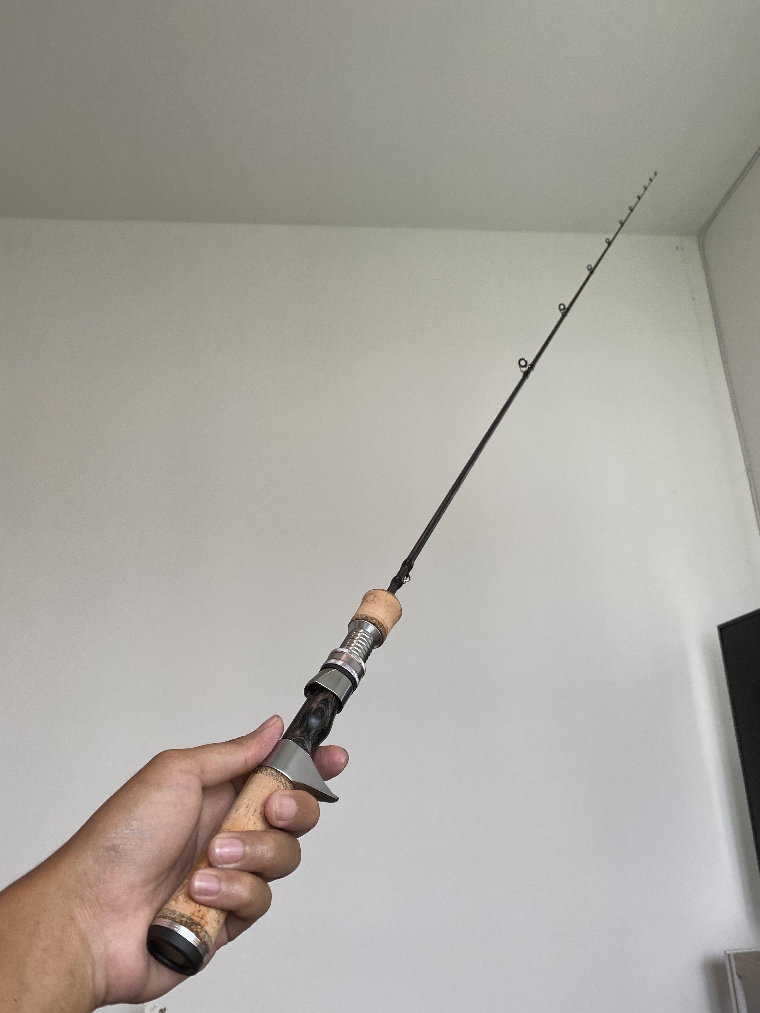 My First ever DIY fishing rod, and its for bait finesse. Cant wait to