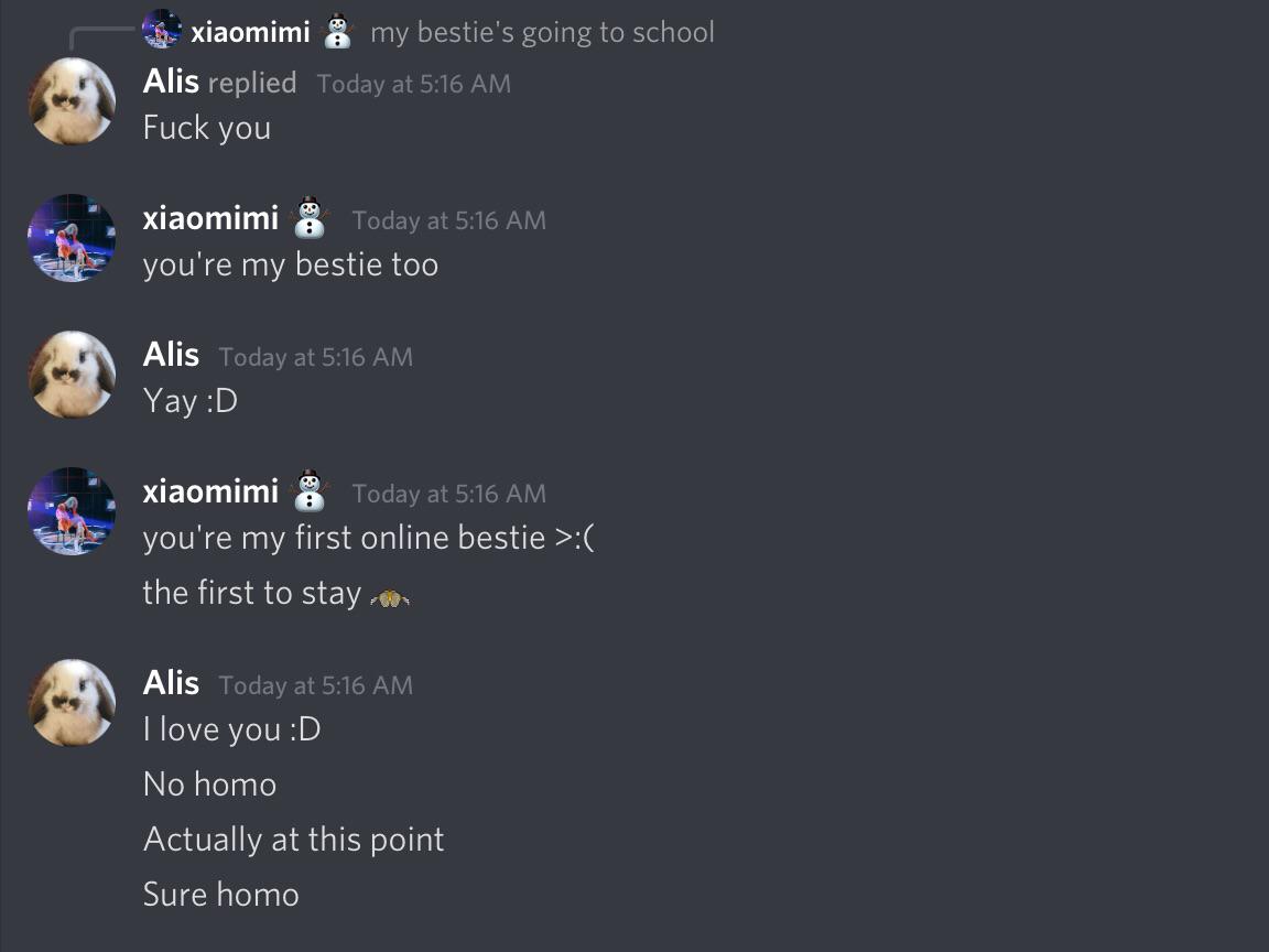 Me and my best friend have riveting conversations. SuddenlyGay