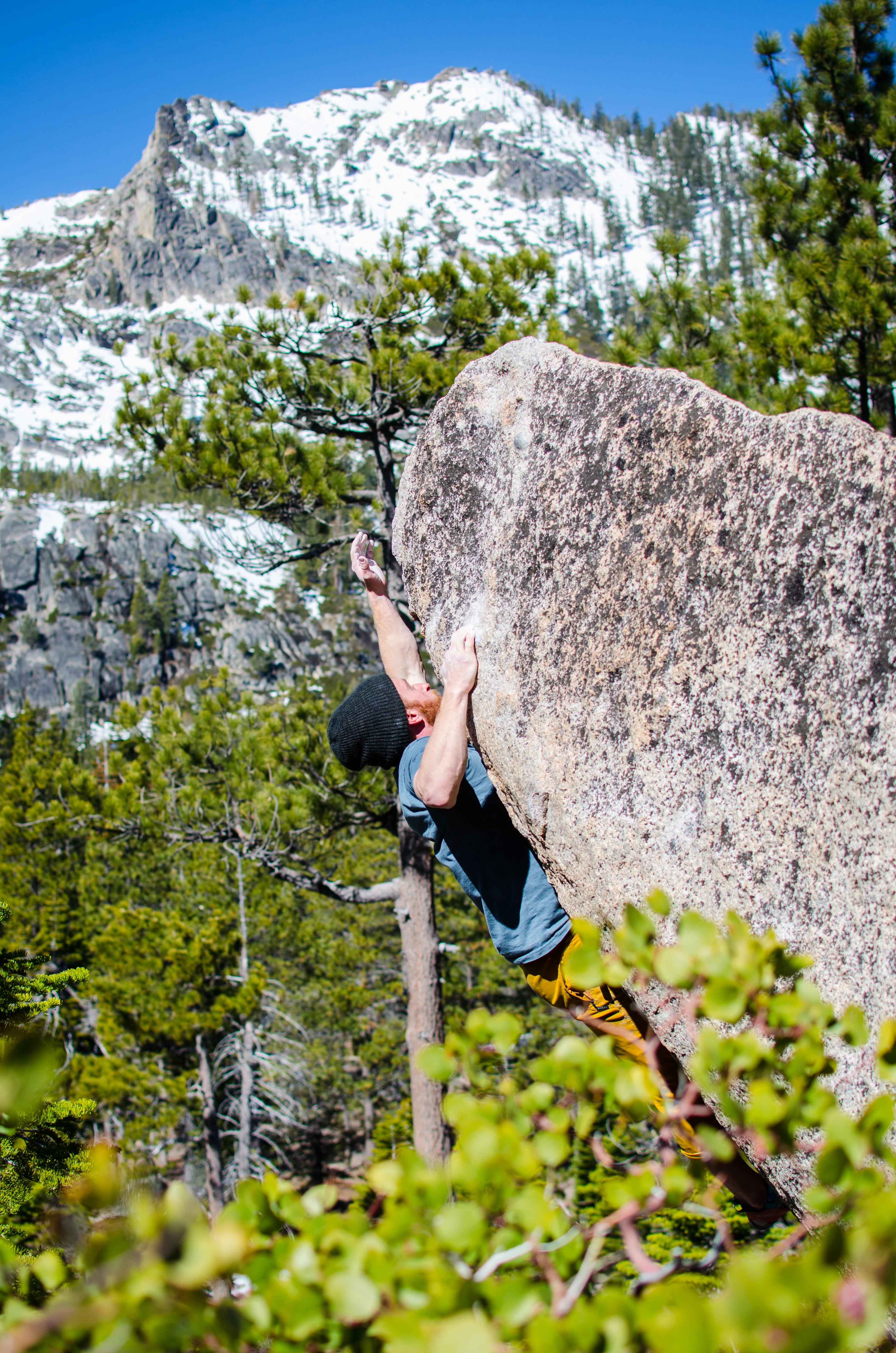 The Toltec boulder is a pretty neat place to do some rock climbing