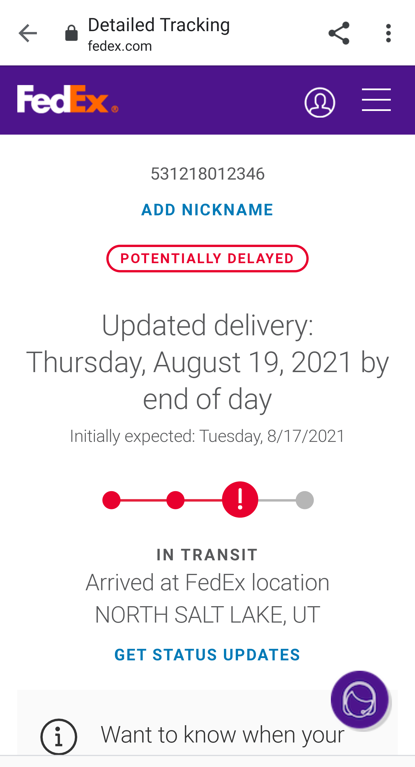 Has anyone else experienced this with FedEx lately? This is 4 for 4 of packages in the last