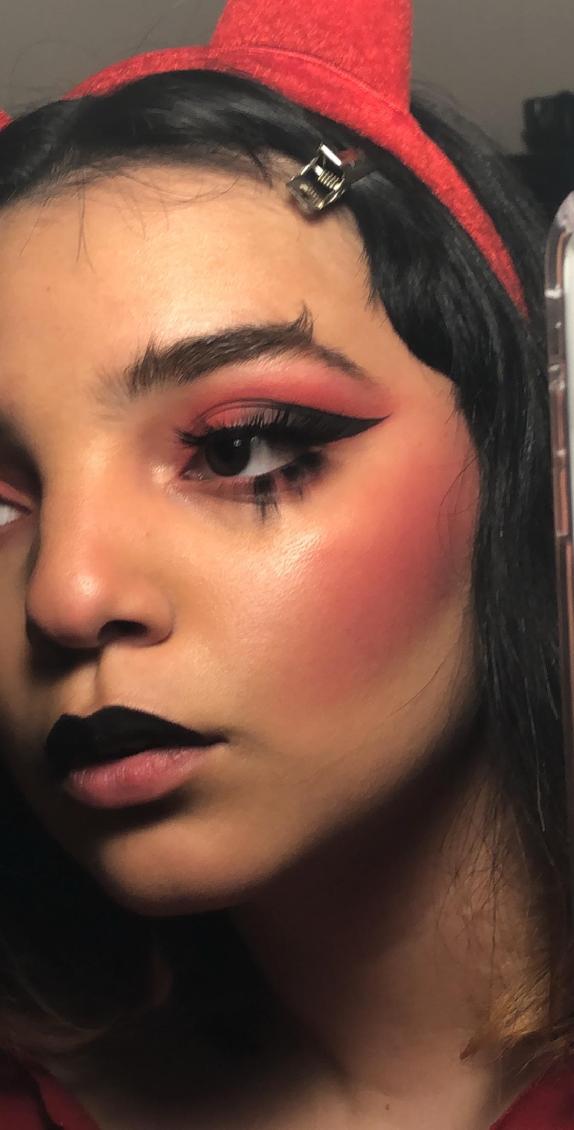 Did a little devil inspired look! Happy Halfoween! MakeupAddiction