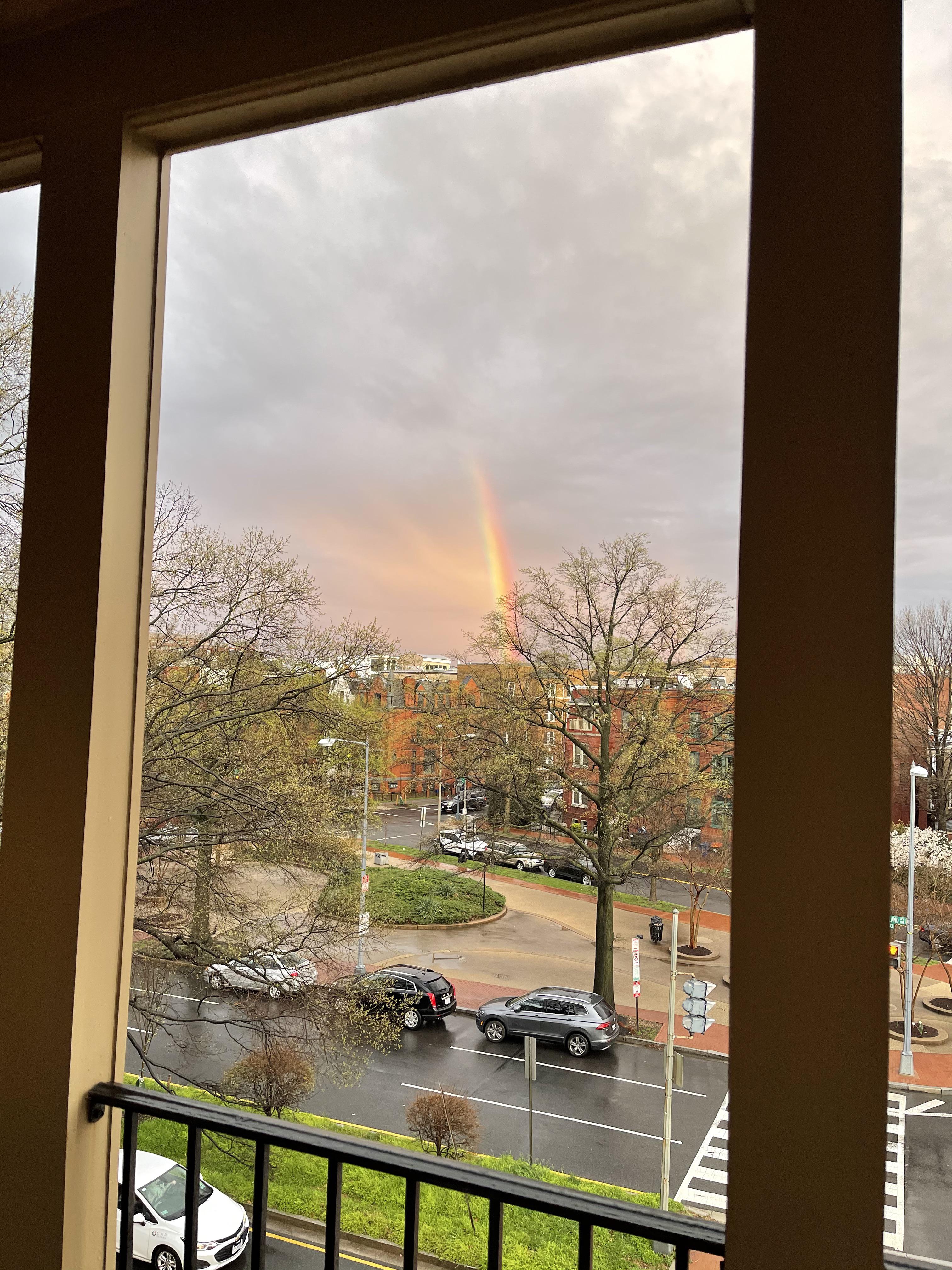 Rainbow! r/washingtondc