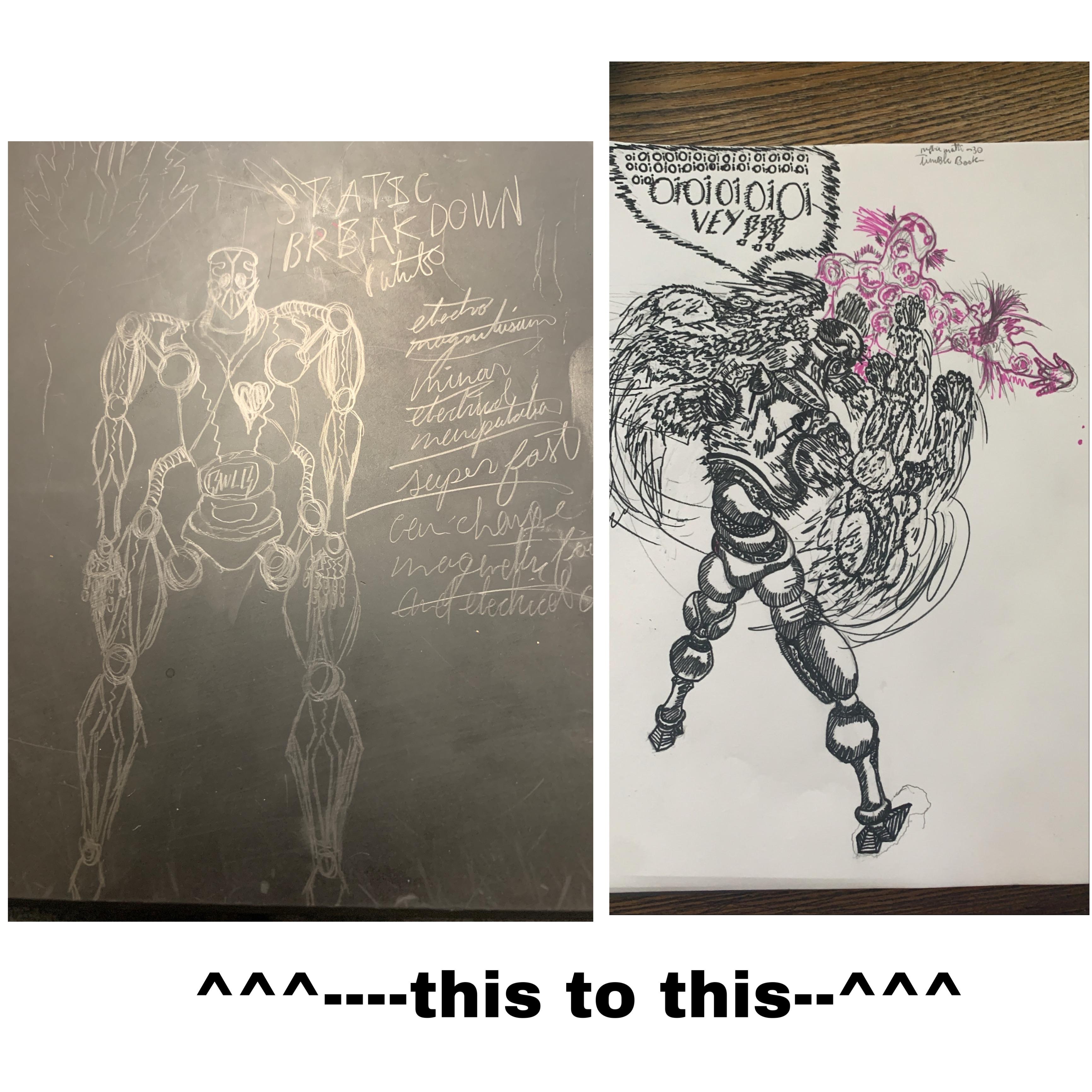 I can’t believe I’ve gone from the left side (first design for static