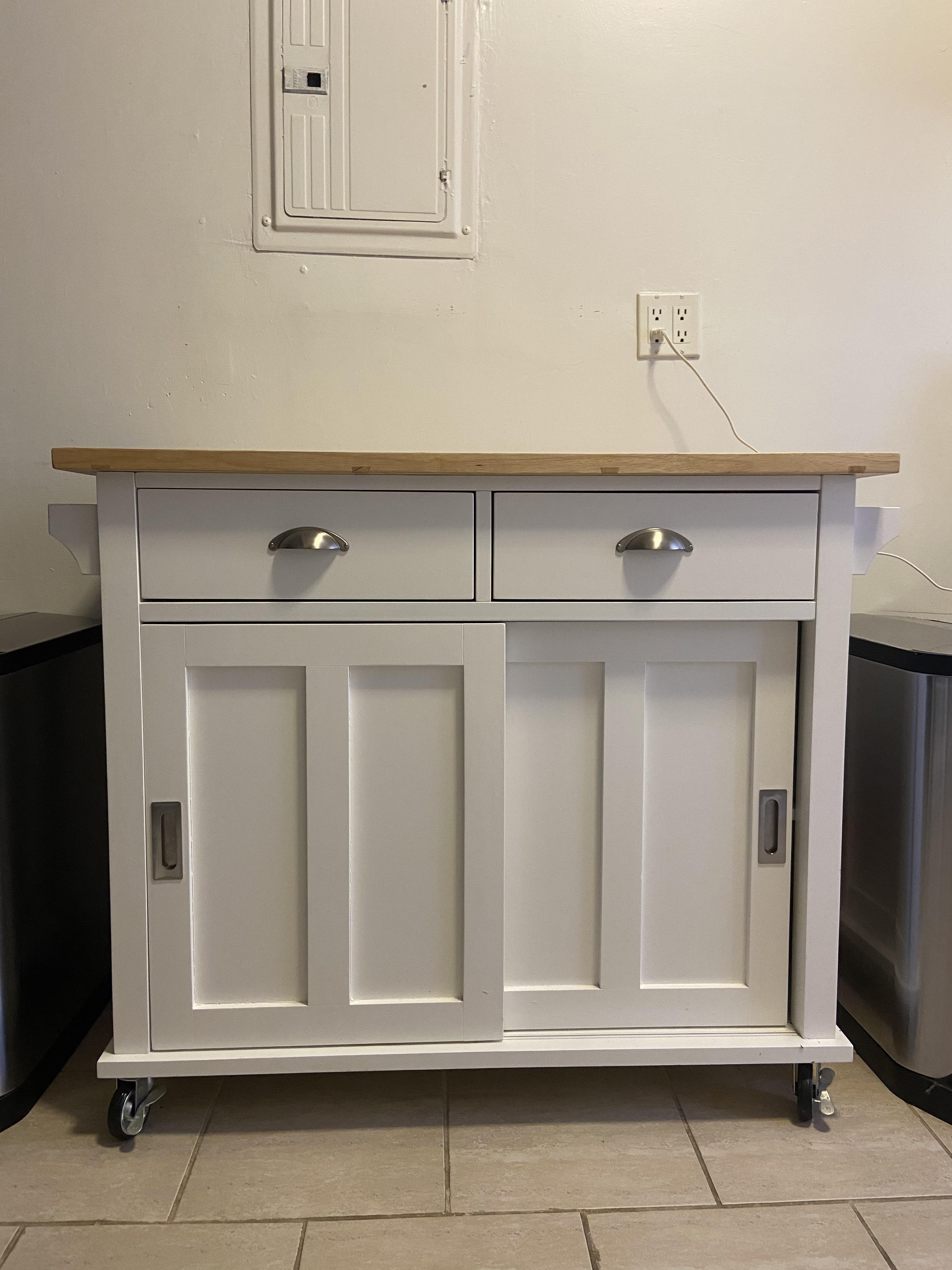 Crate And Barrel Belmont Kitchen Island White Things In The Kitchen