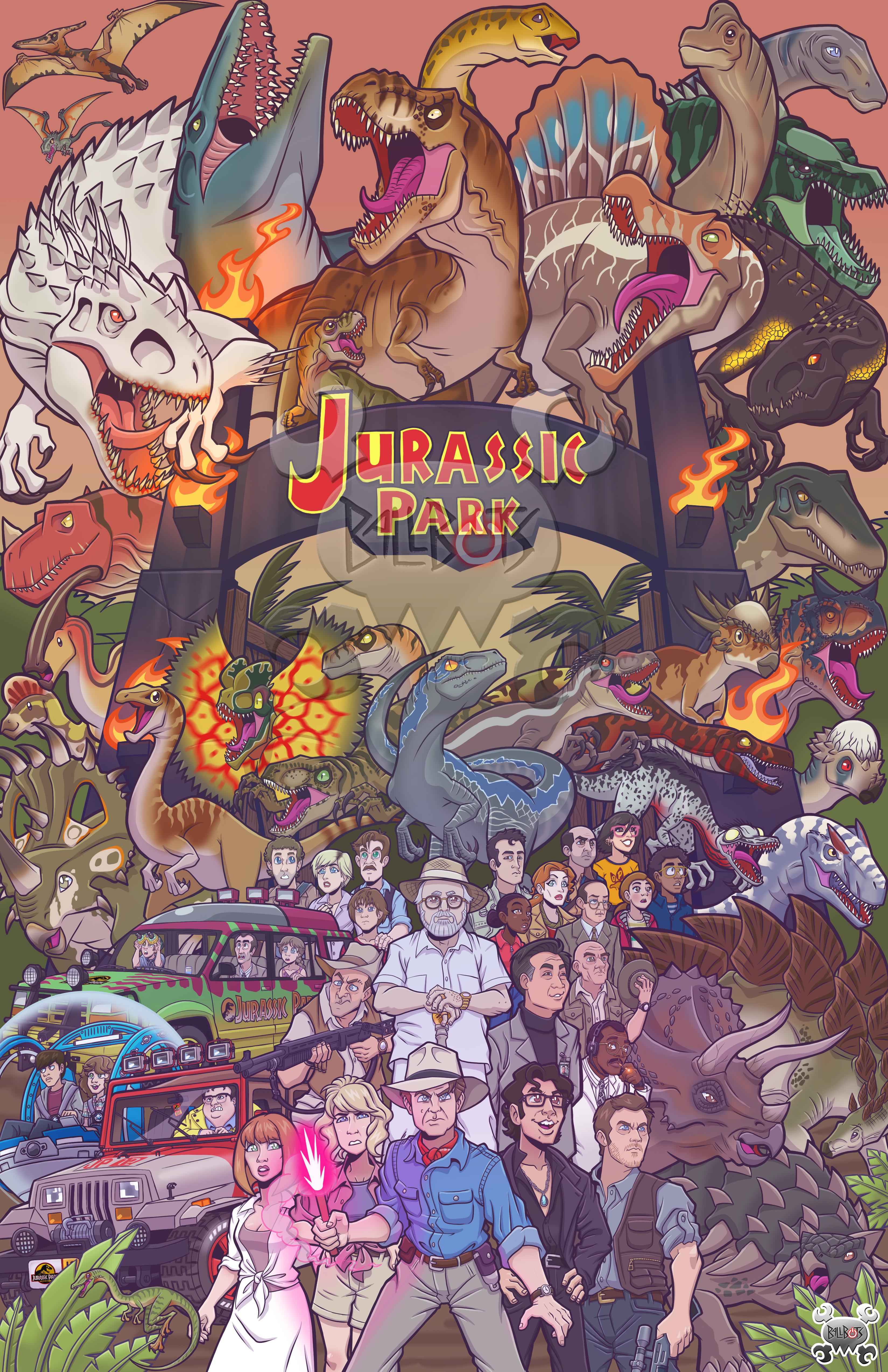Jurassic Park Tribute Poster! r/JurassicPark