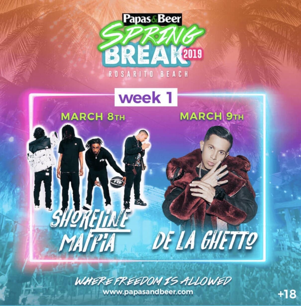 Selling a package for Papas&Beer Spring Break Weekend 1. Let me know