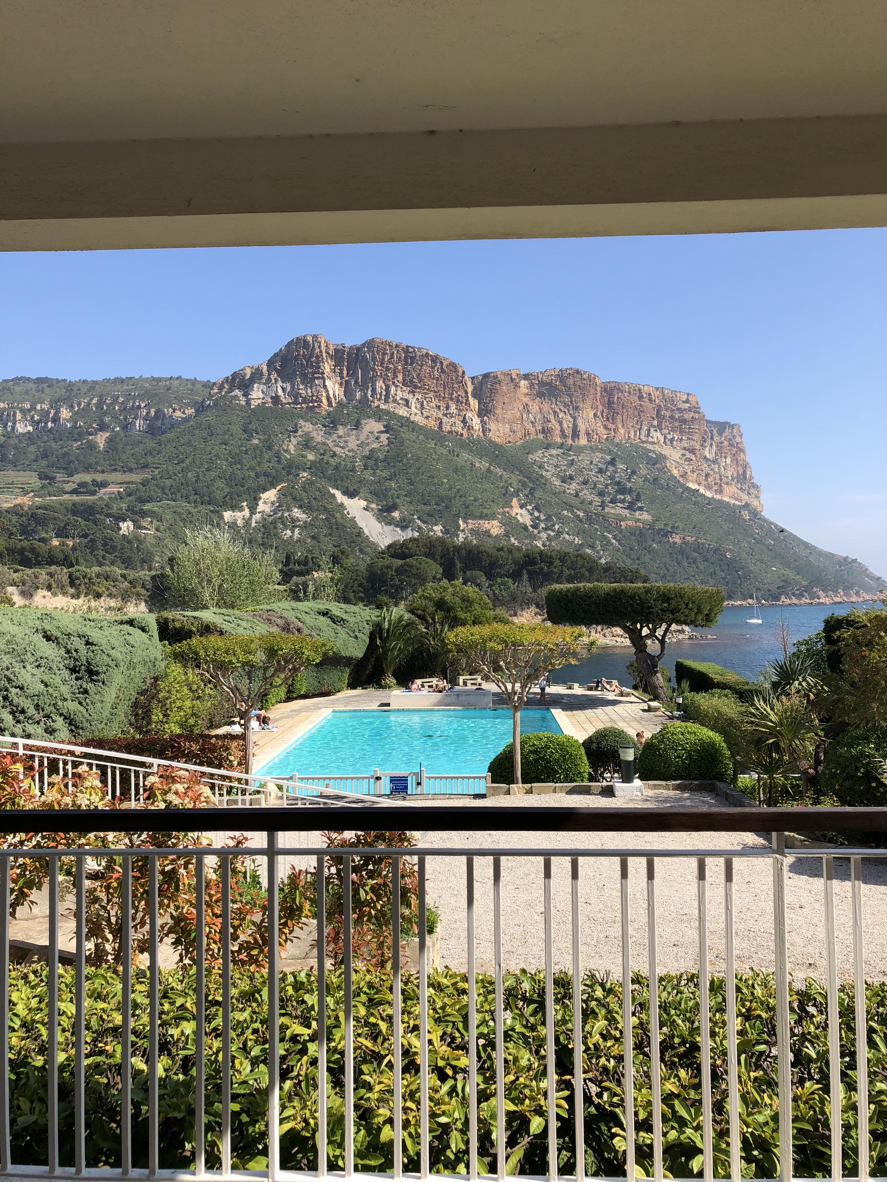 The view outside the apartment. Cassis, France. r/travel