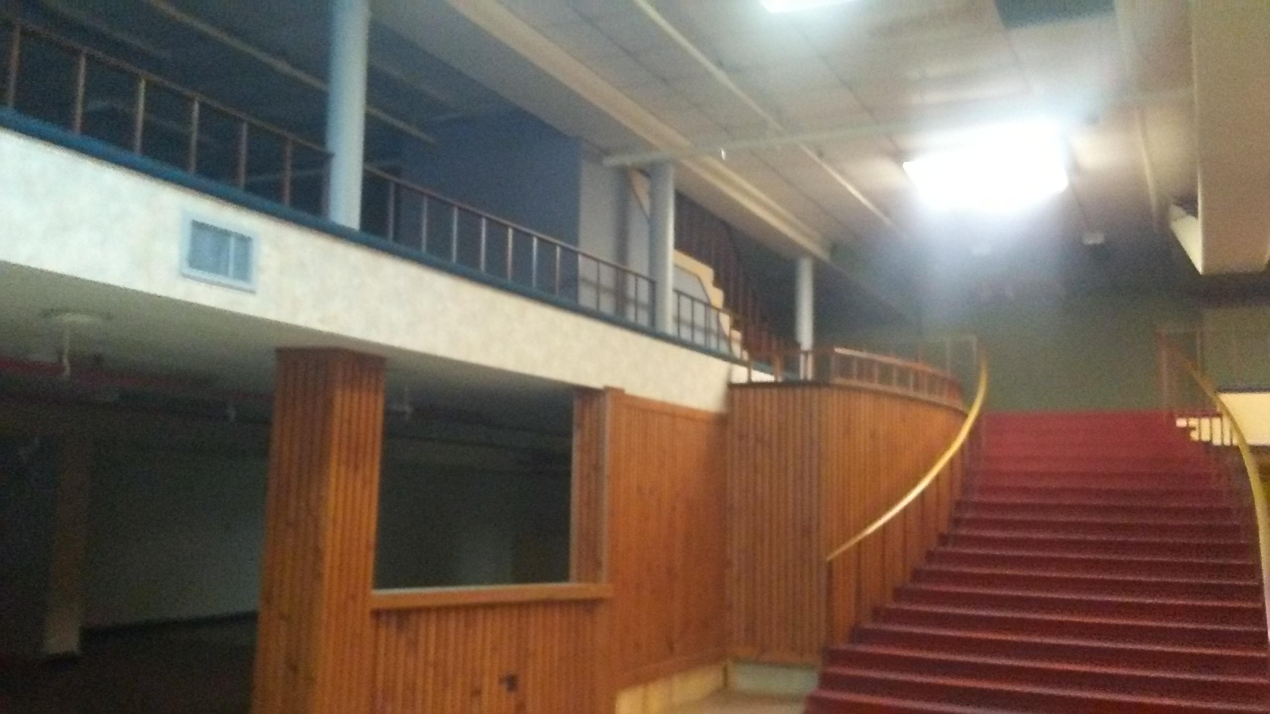 My art group was hired to paint the windows of this defunct furniture store. Half of us thought