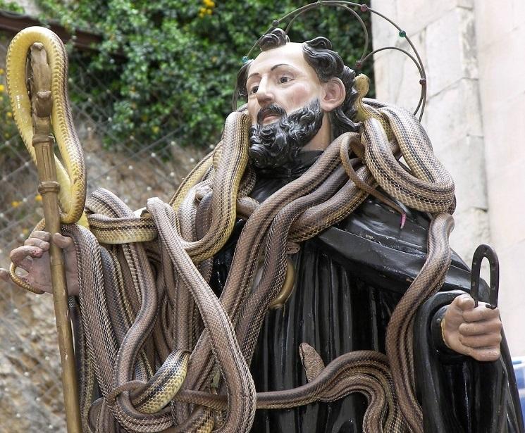 St. Dominic of Sora, patron saint of protection from snake bites r